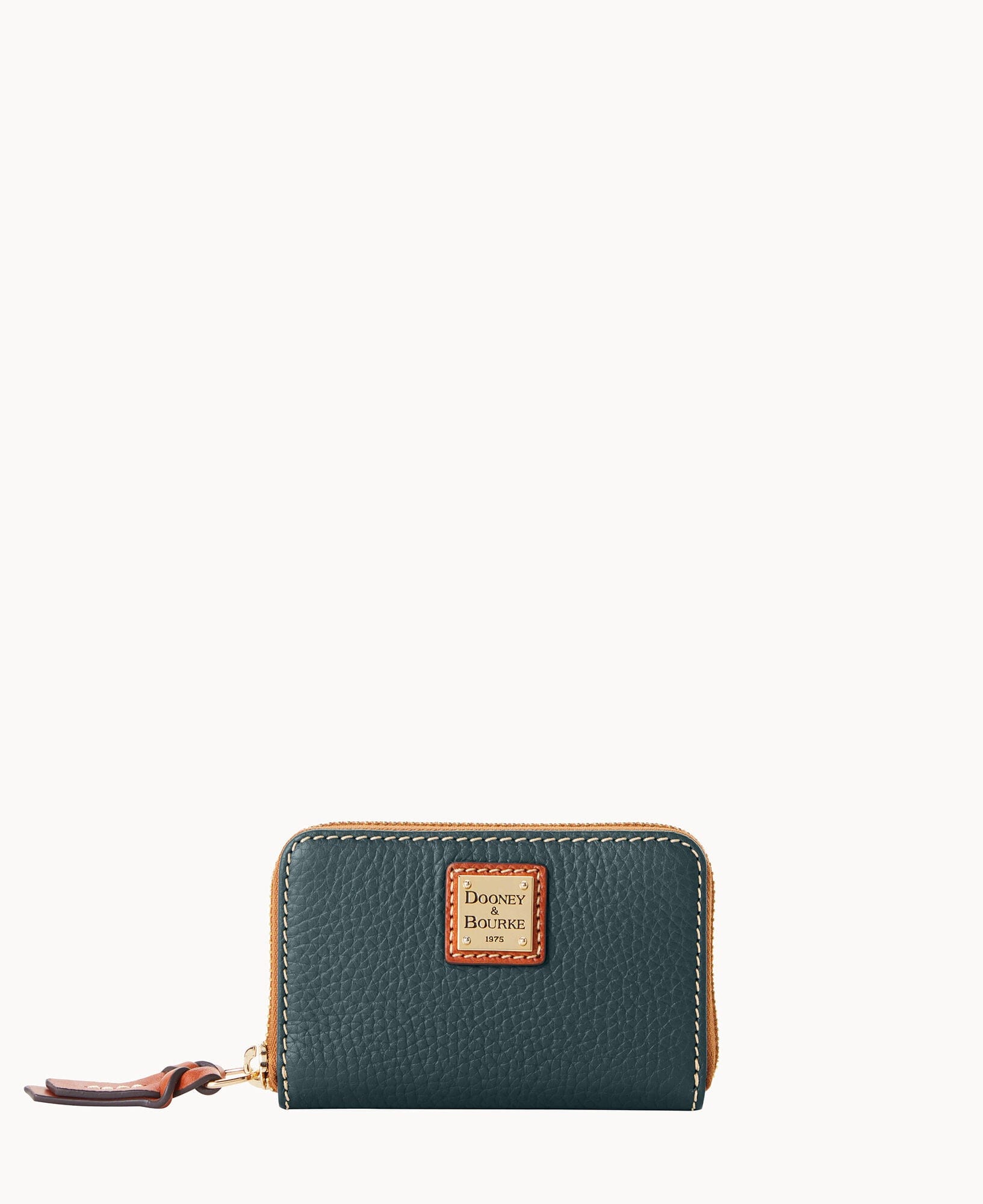 Dooney & Bourke Pebble Grain Large Zip Around Credit Card Case