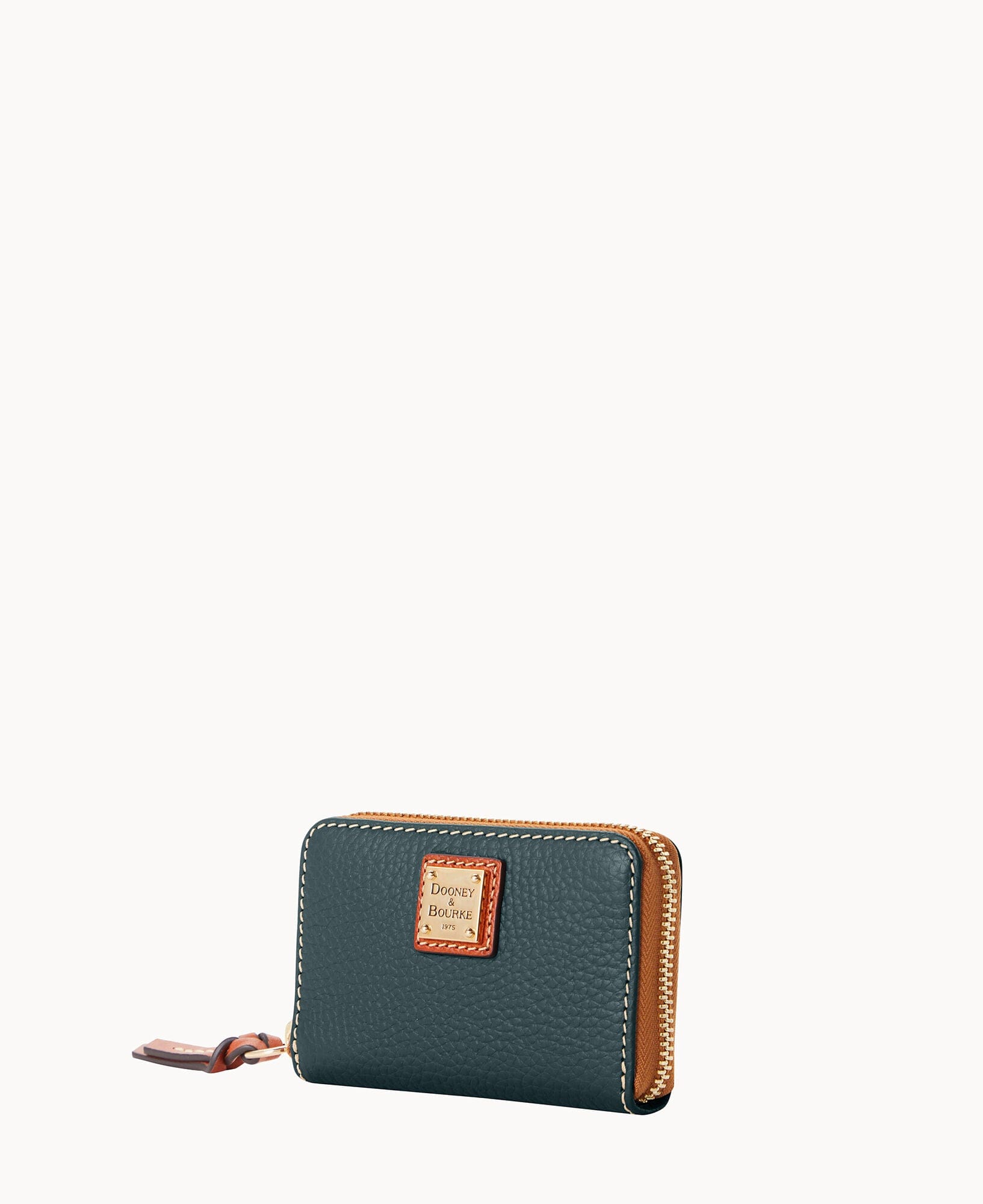 Dooney & Bourke Pebble Grain Large Zip Around Credit Card Case