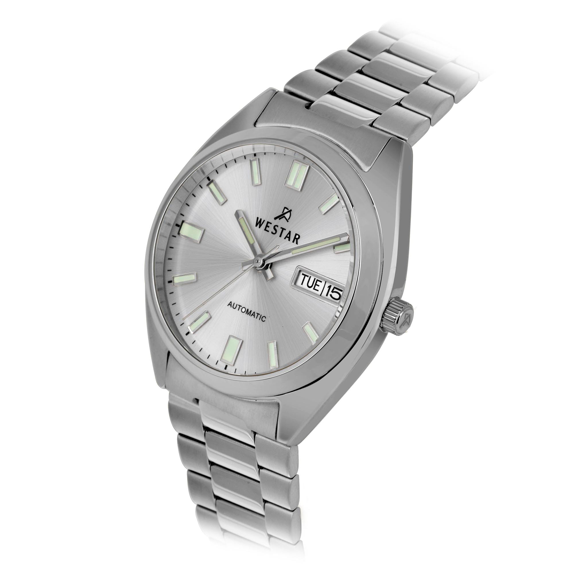 Westar Men's Automatic - Silver Dial, Stainless Steel Bracelet Watch - 80017STN107