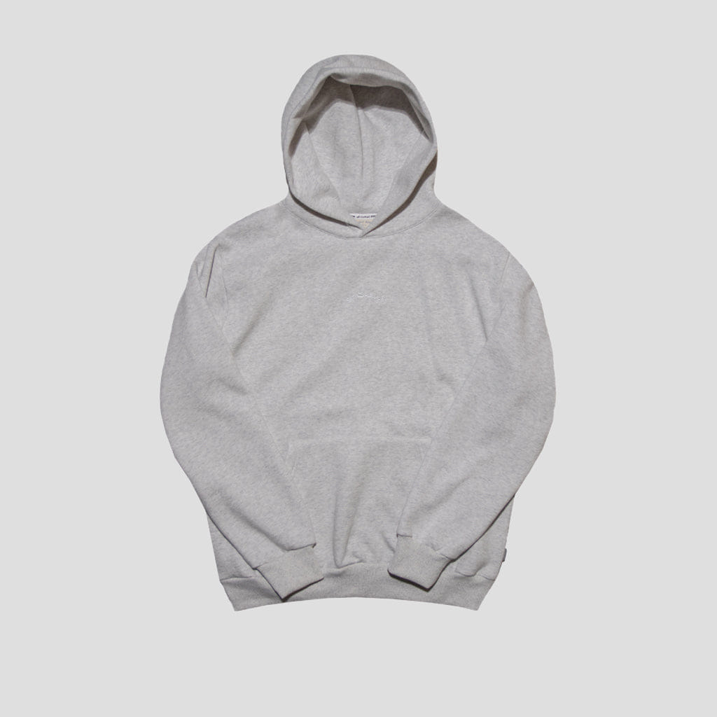 curve amongst few - Curve Logo Hoodie (White Marle)