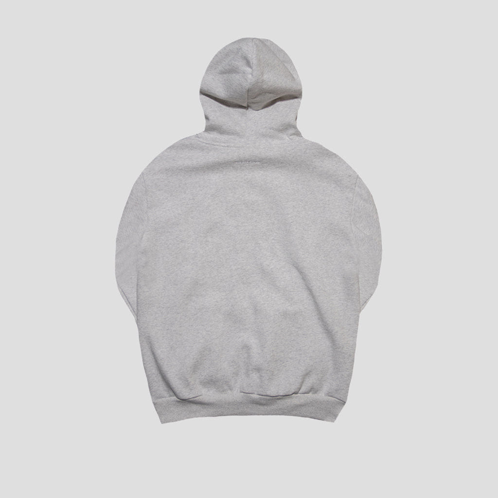 curve amongst few - Curve Logo Hoodie (White Marle)