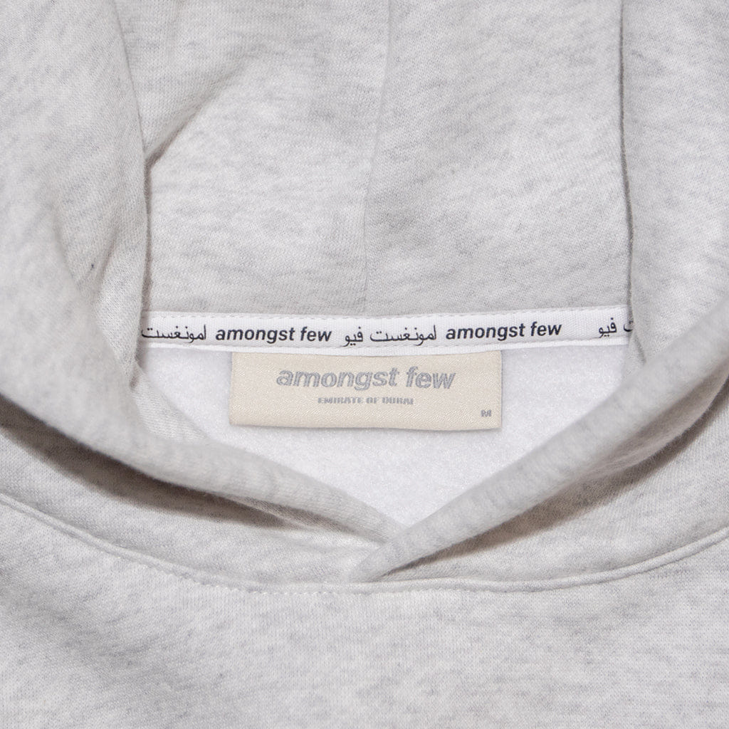 curve amongst few - Curve Logo Hoodie (White Marle)