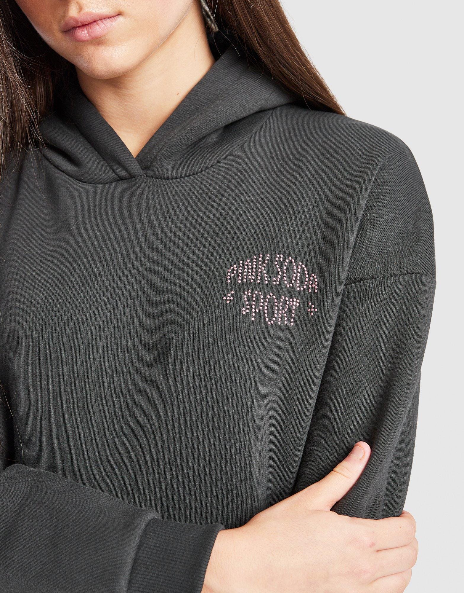 Pink Soda Sport Rhinestone Overhead Hoodie Junior's