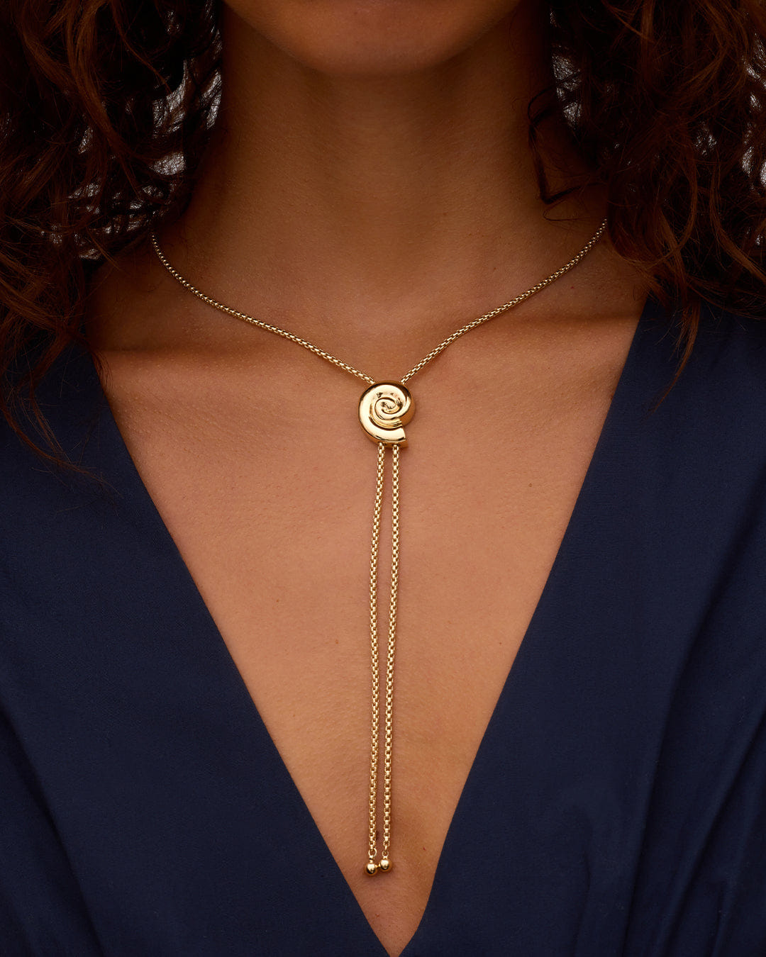 Summer 2026 Fashion Nautilus Bolo Necklace