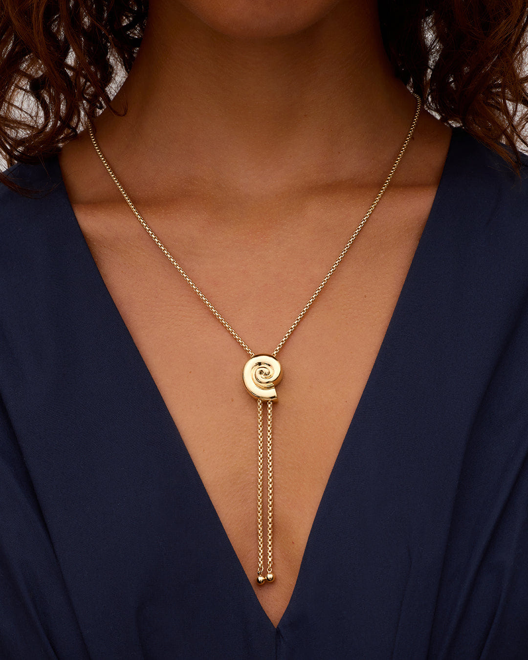 Summer 2026 Fashion Nautilus Bolo Necklace