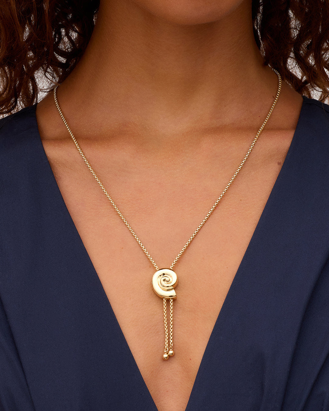 Summer 2026 Fashion Nautilus Bolo Necklace