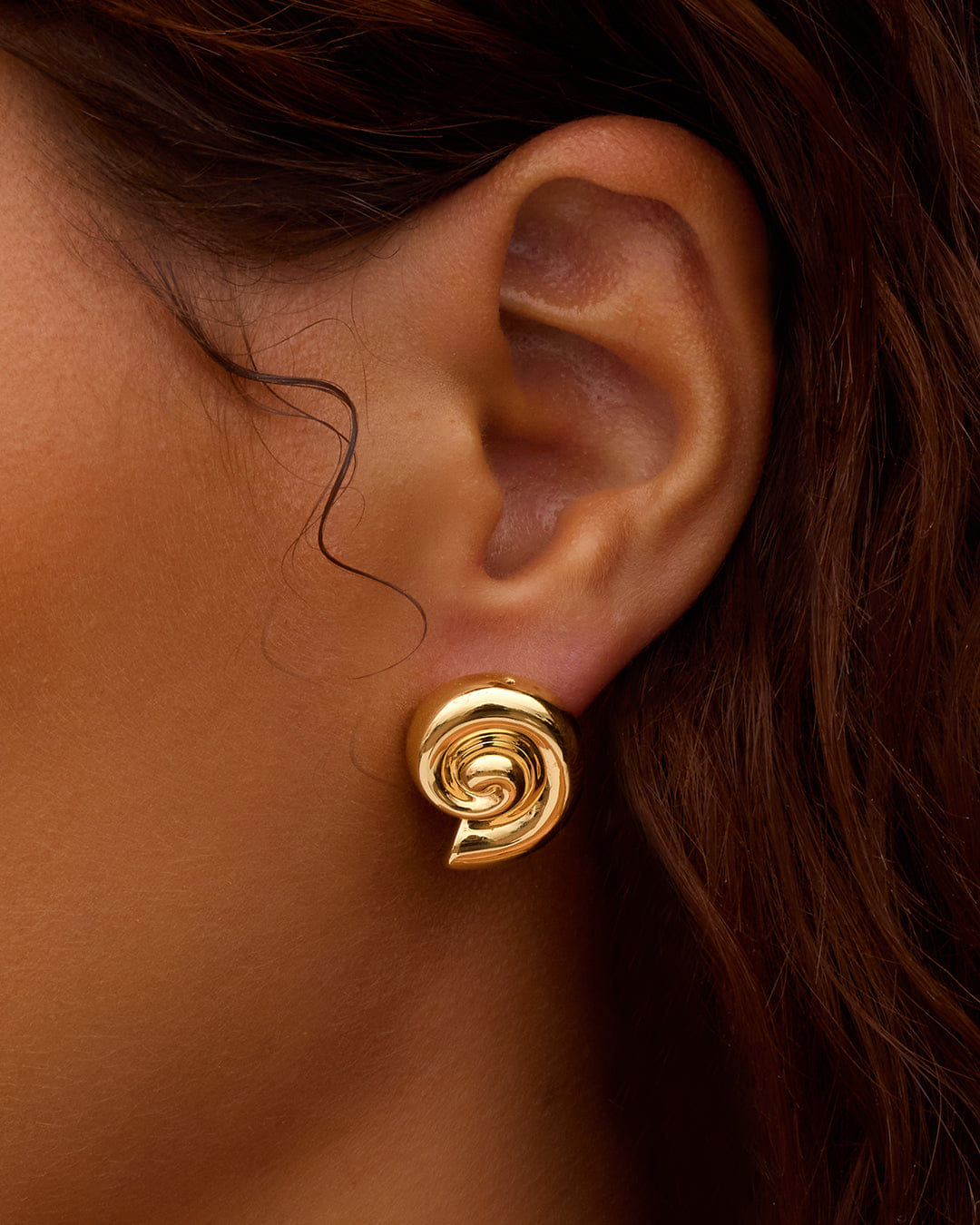 Summer 2026 Fashion Nautilus Statement Earrings