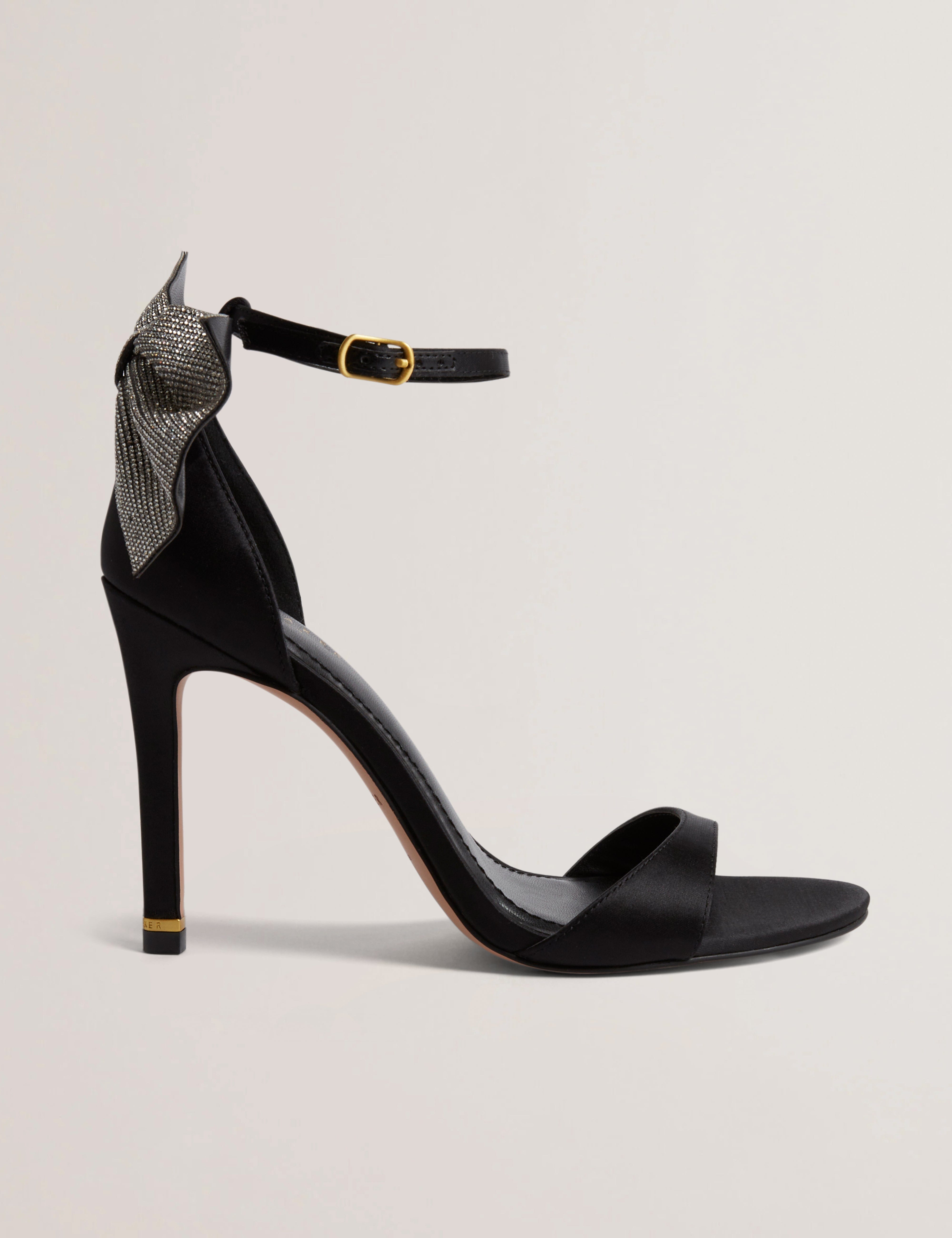 Ted Baker MOV Criissy Embellished Bow Detail Sandal Black