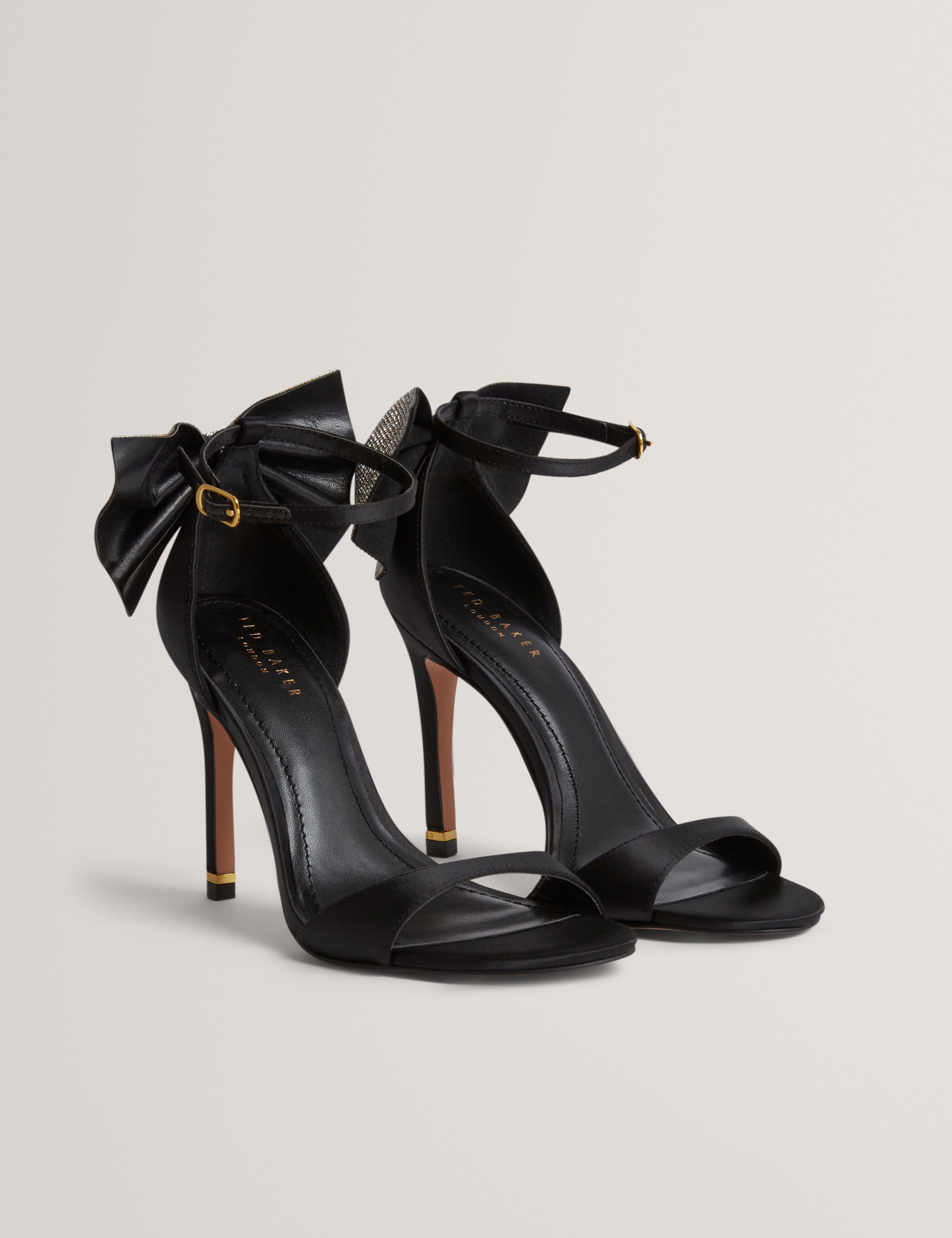 Ted Baker MOV Criissy Embellished Bow Detail Sandal Black