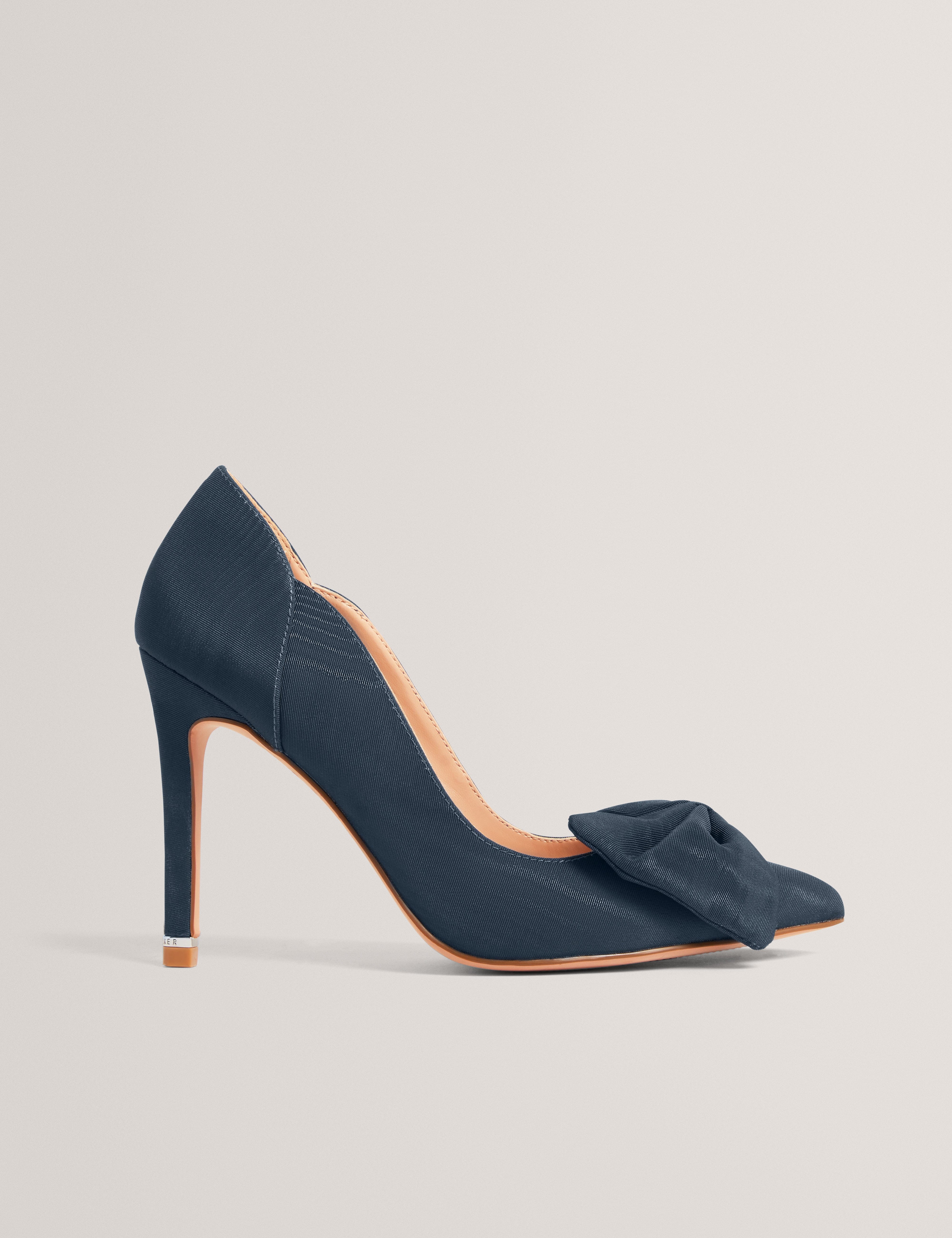 SHOE Laissy Bow Detail Court Shoe Navy