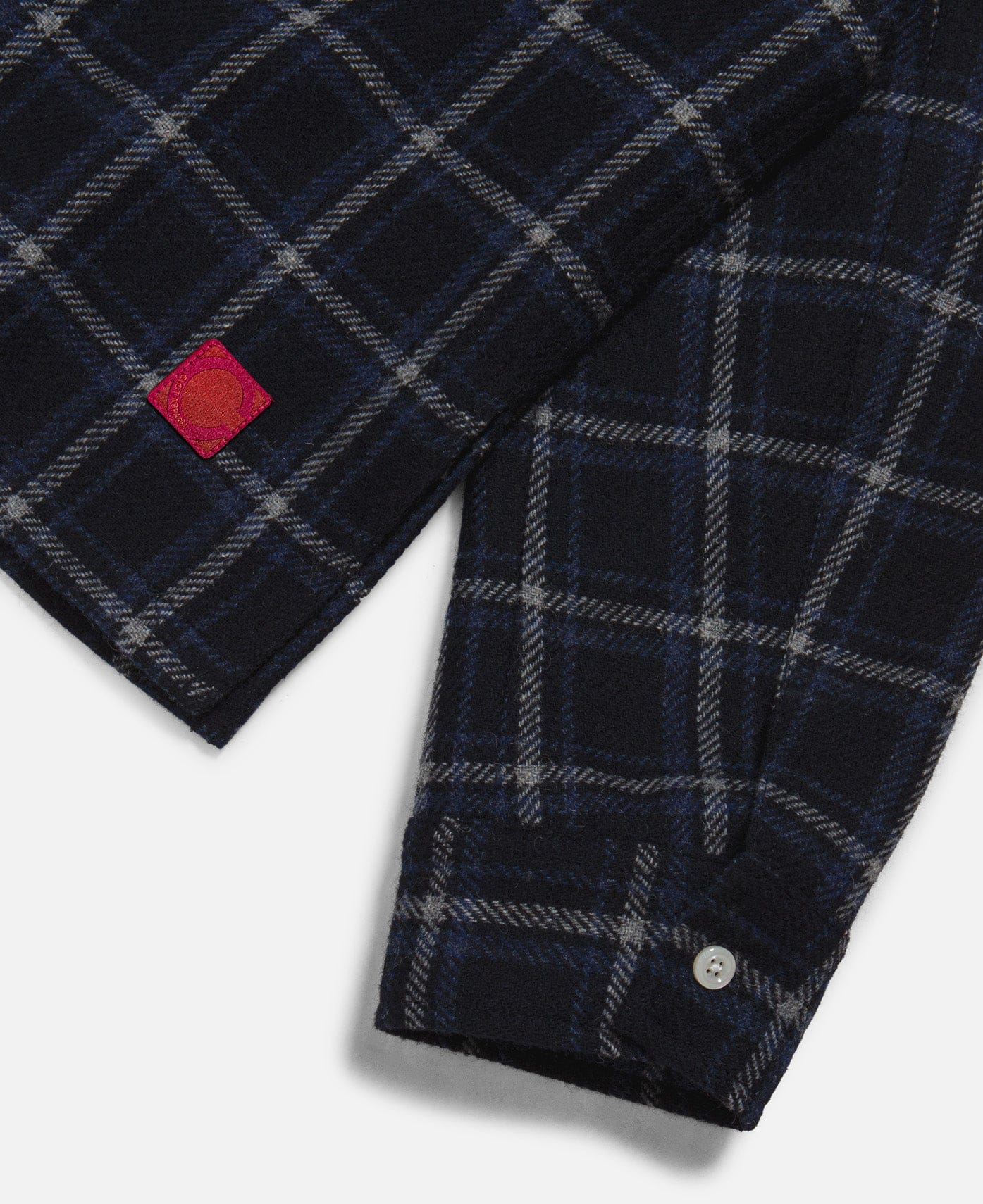 CLOT Kids Checked Chinese Jacket (Navy)