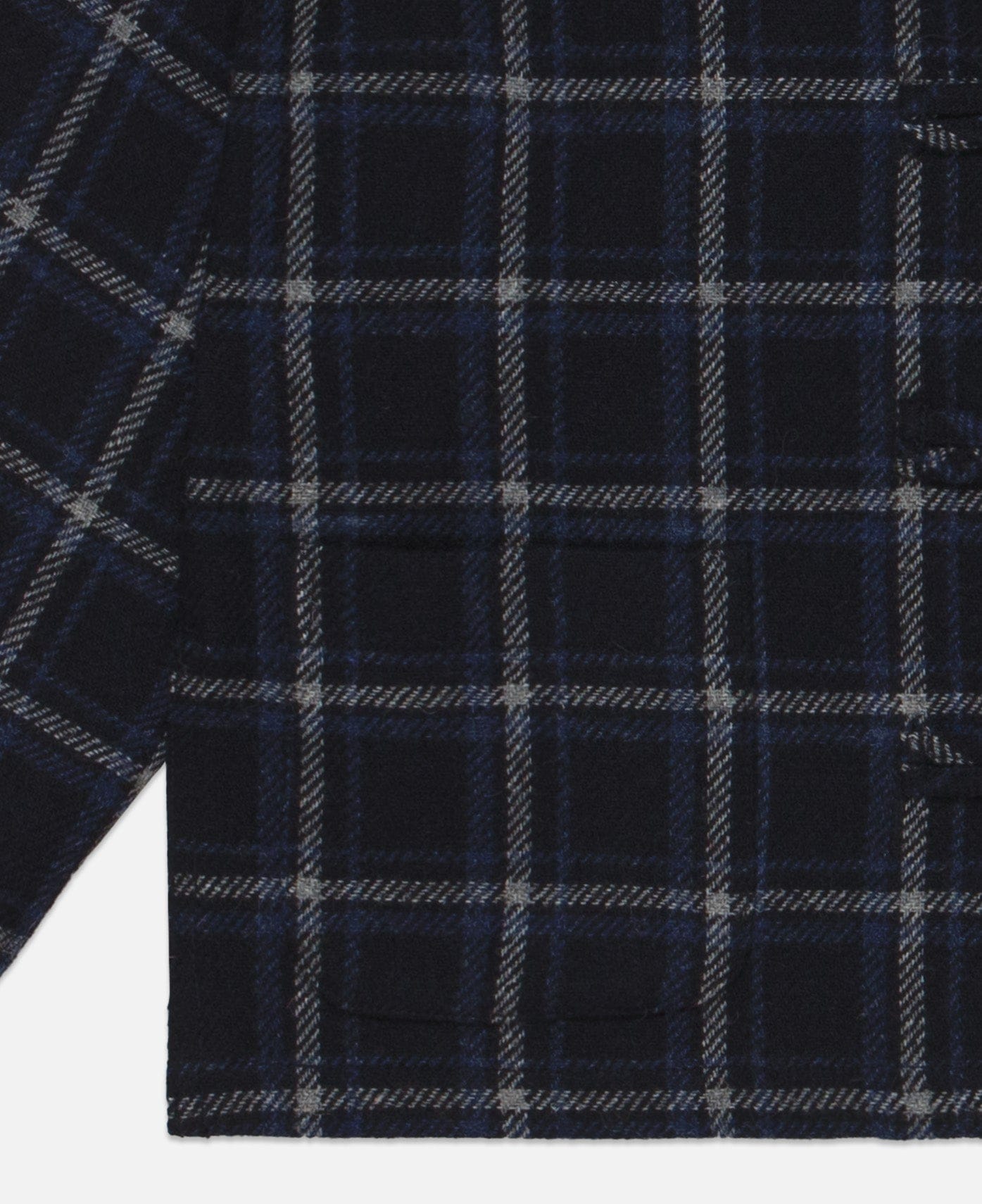 CLOT Kids Checked Chinese Jacket (Navy)