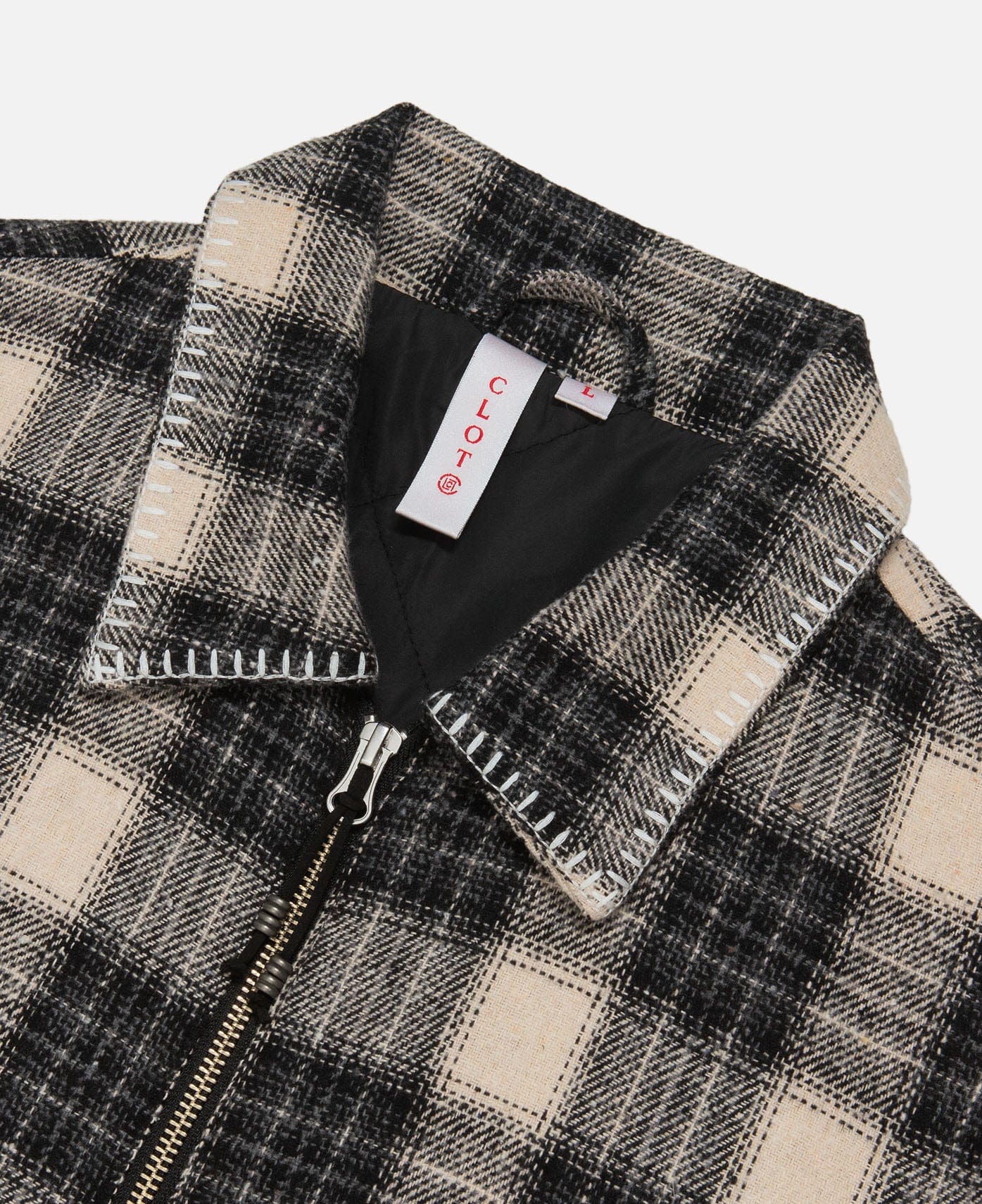 CLOT Quilted Checked Jacket (Black)
