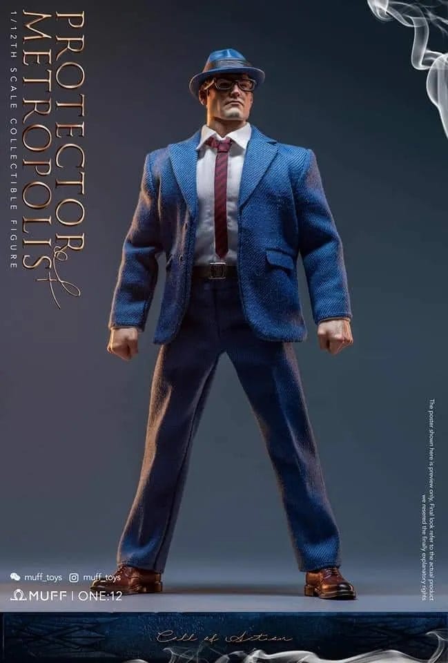 Muff Toys 1/12 Superman Clark Kent Protector De Metropolis