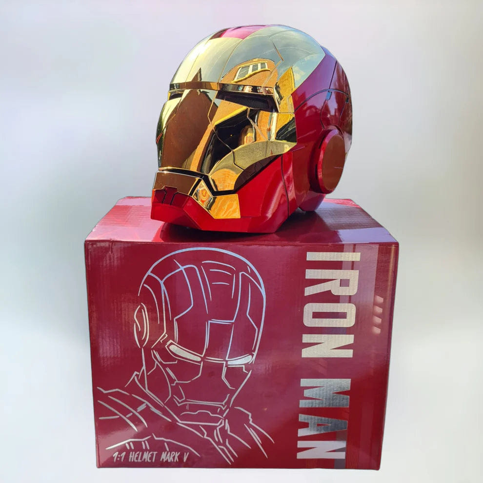 And Iron Man MK5 Helmet 1:1 with Voice , Remote and Touch controls