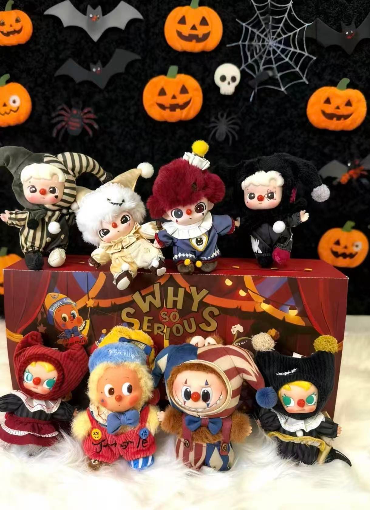 Sydney Labubu WHY SO SERIOUS Series - Vinyl Plush Pendant Blind Box