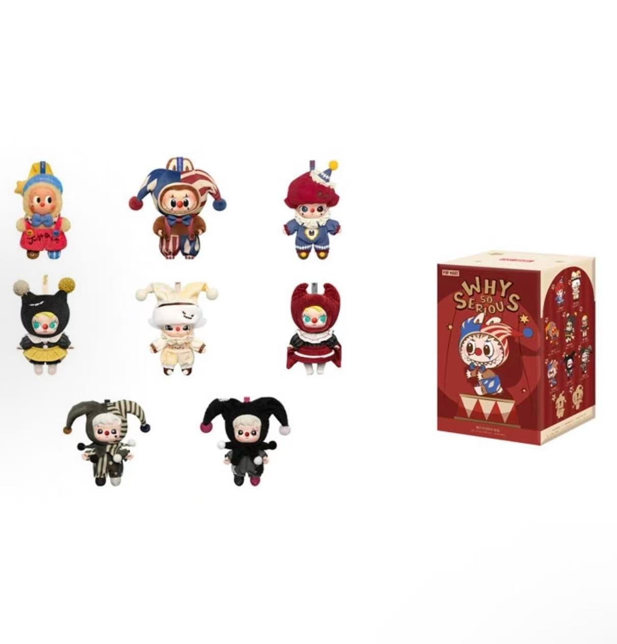 Sydney Labubu WHY SO SERIOUS Series - Vinyl Plush Pendant Blind Box