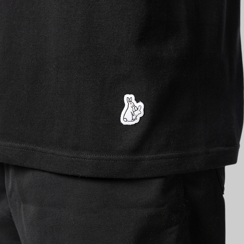 FR2 Rabbit With Shopping Cart Long Sleeve - Black