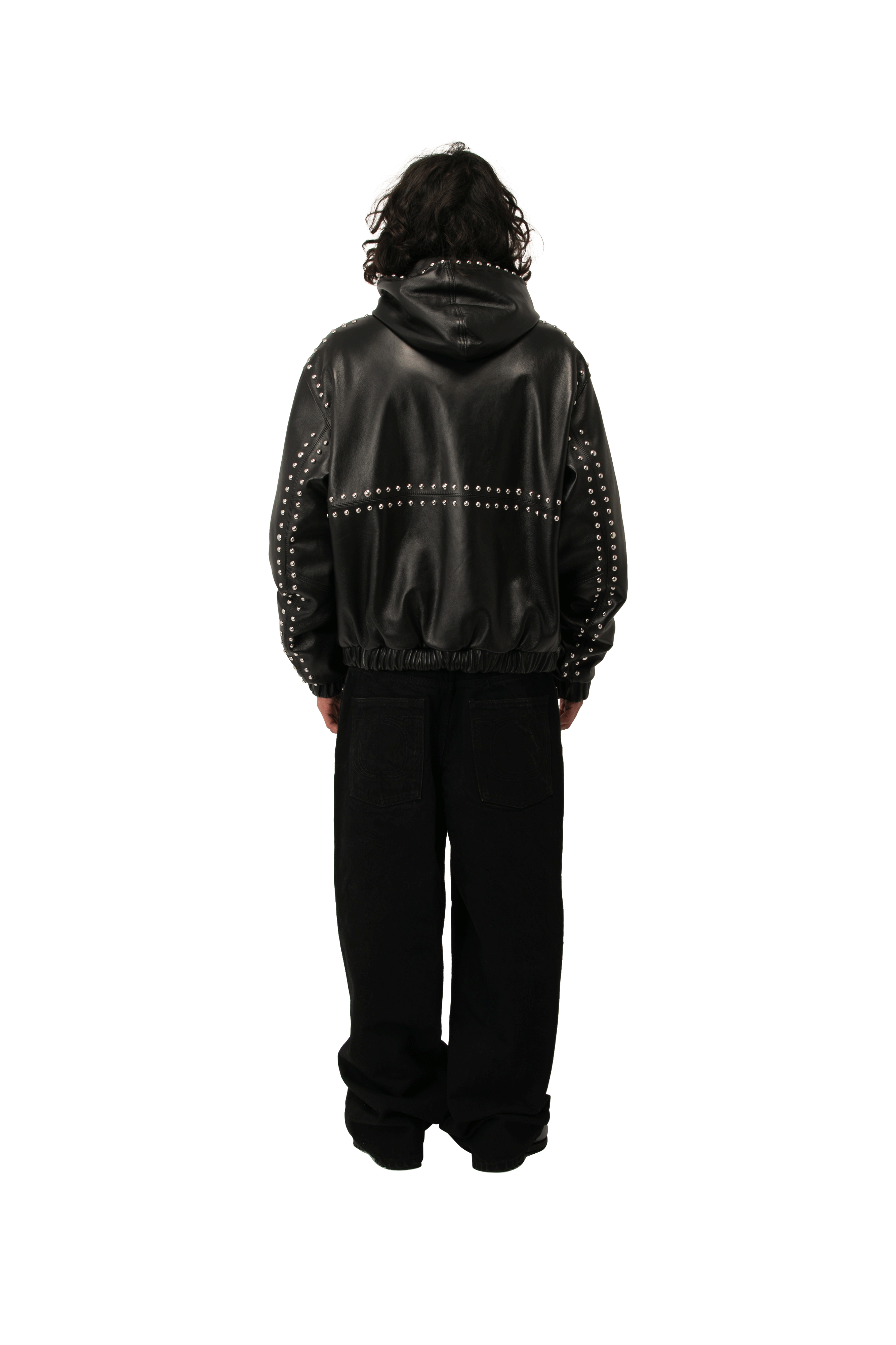 One Block Down Studded Active Leather Jacket