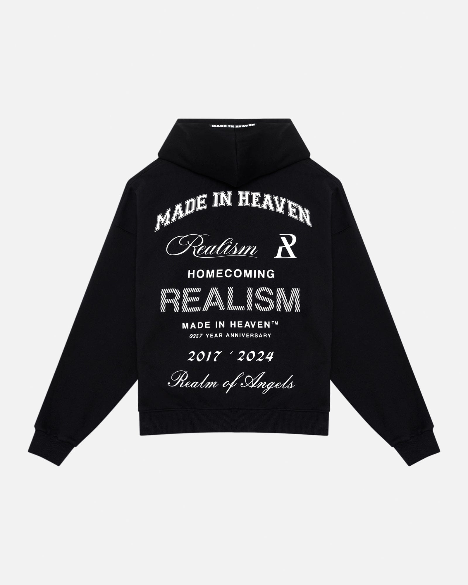 Realism SSS REALISM HOMECOMING ZIP HOODIE BLACK