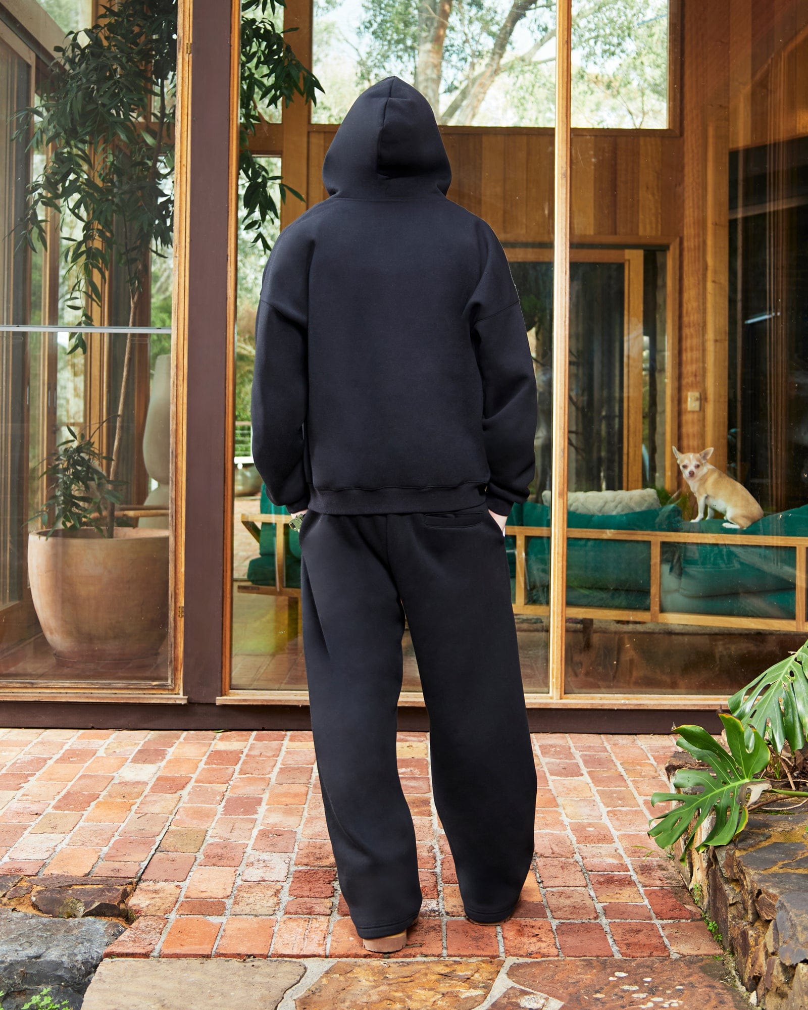 Realism SSS REALISM CORE BASICS ZIP HOODIE BLACK
