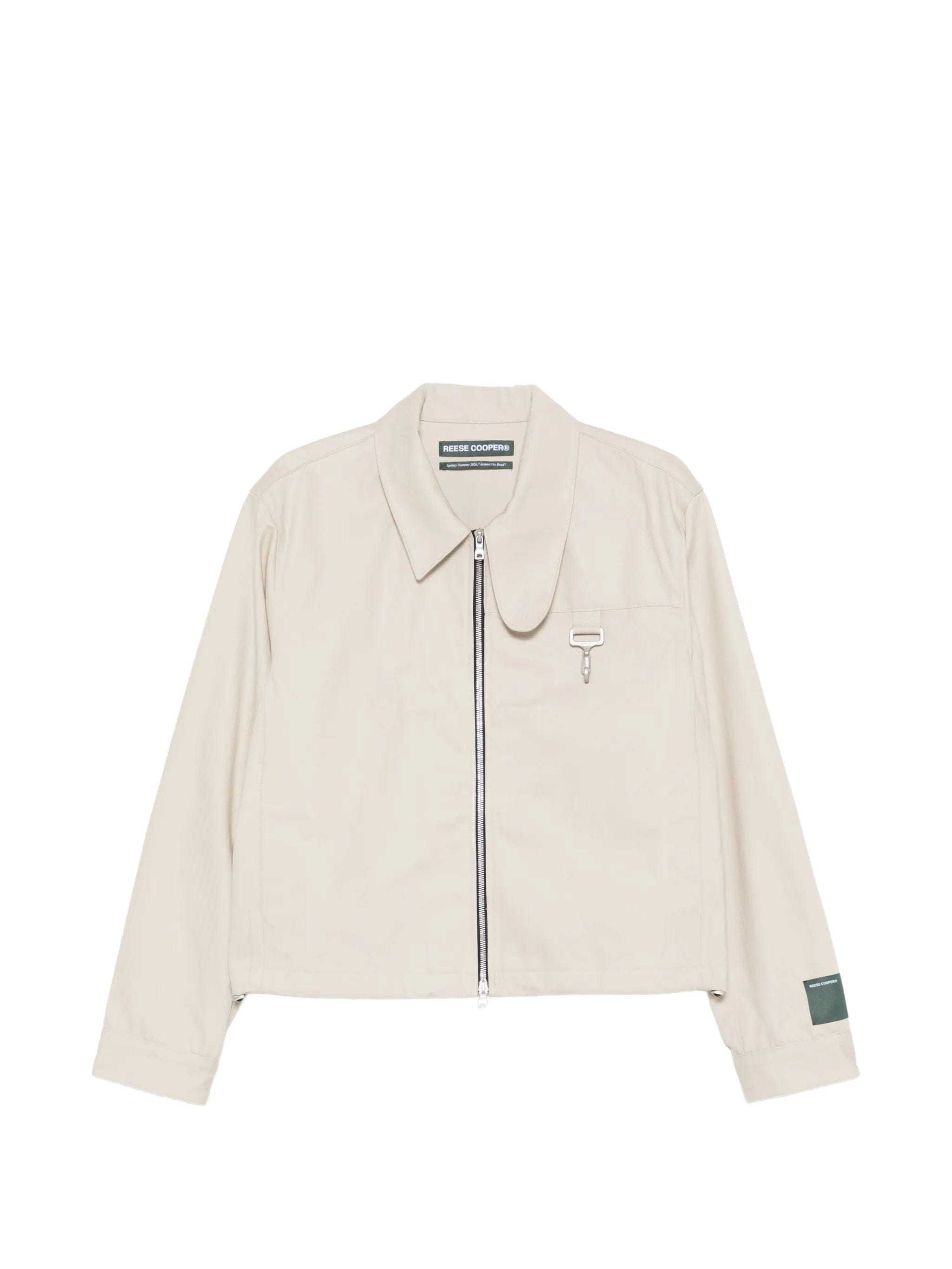 Reese Cooper herringbone zip - up jacket
