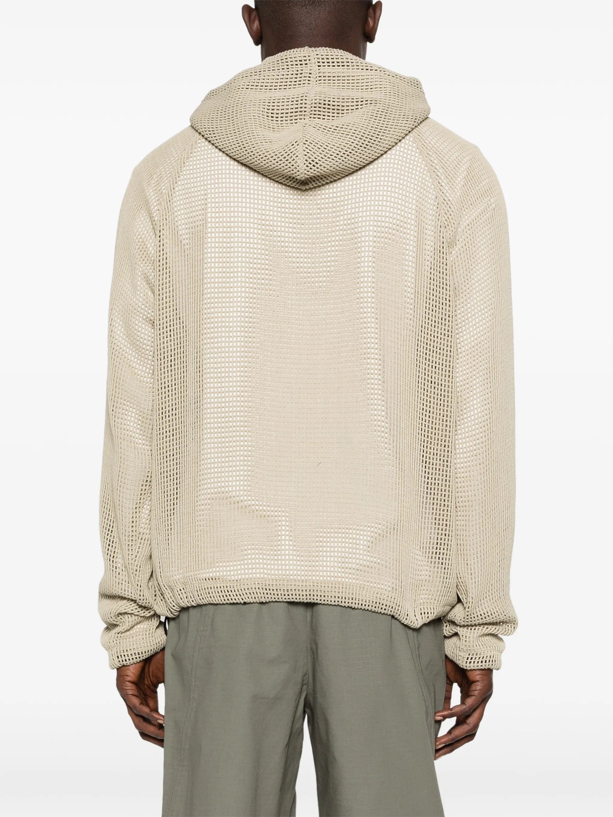 Reese Cooper crochet hooded jacket
