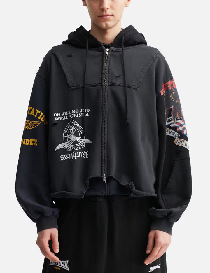 Protocol-Index Upside Down Zip Hoodie