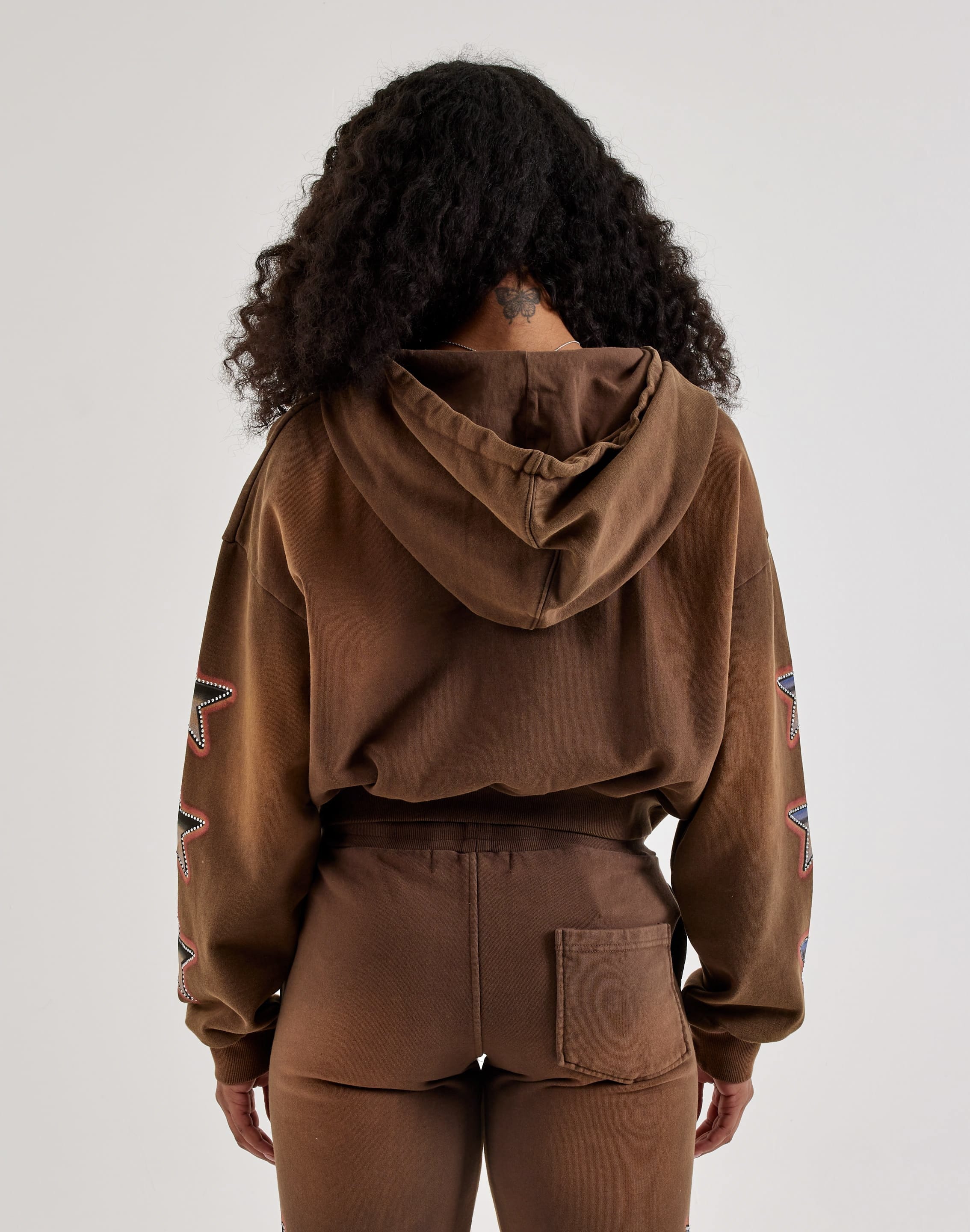 Majestik French Terry Star Hoodie