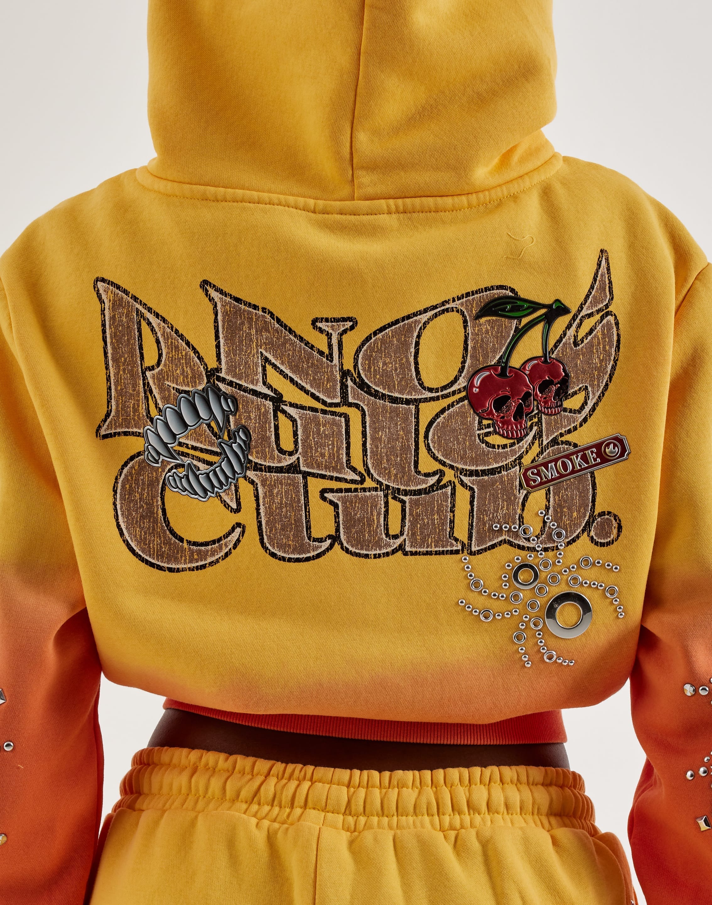 Smoke Rise Full - Zip Dip - Dye Fleece Hoodie