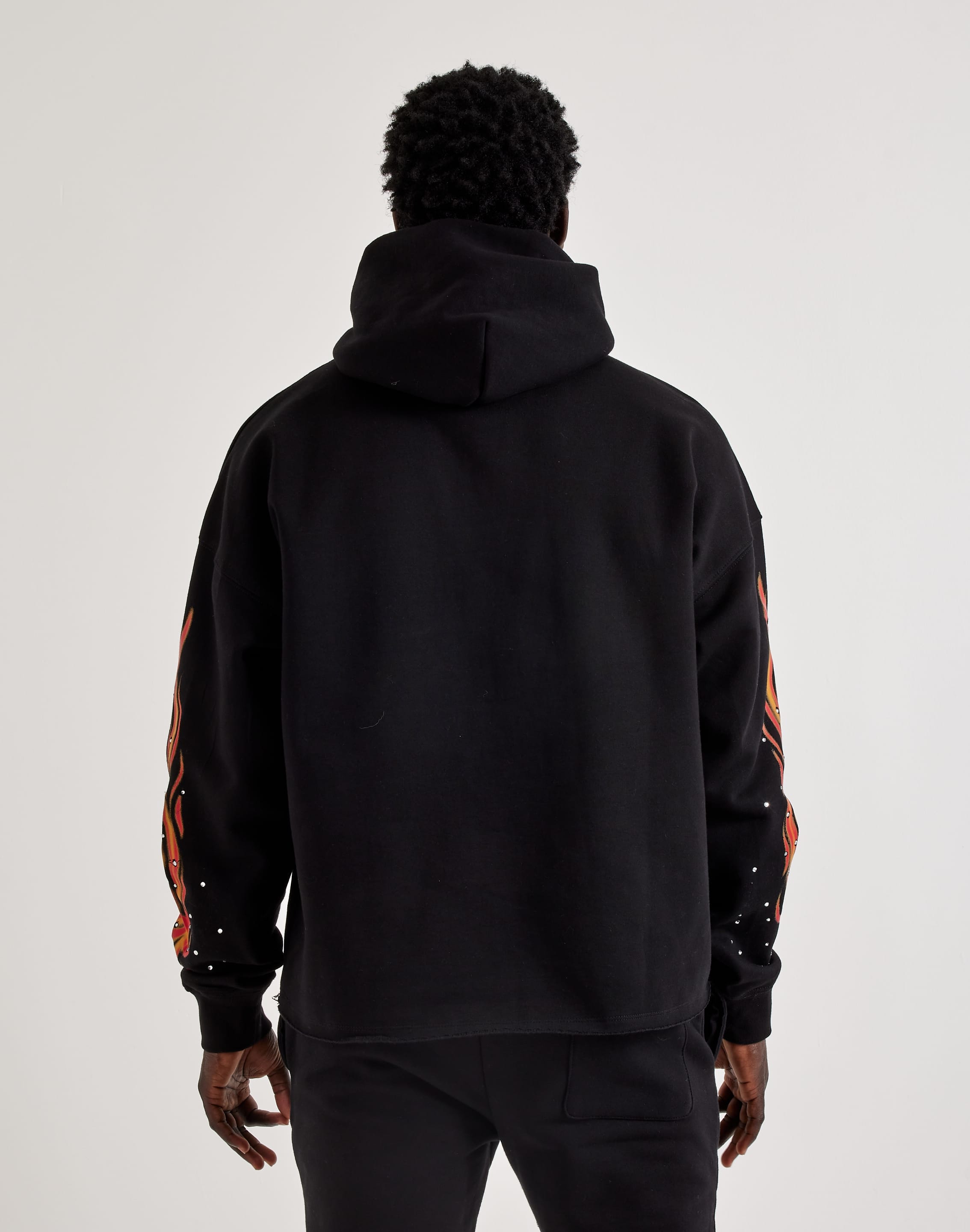 Roku Studio Airbrush Flame Pullover Fleece Hoodie