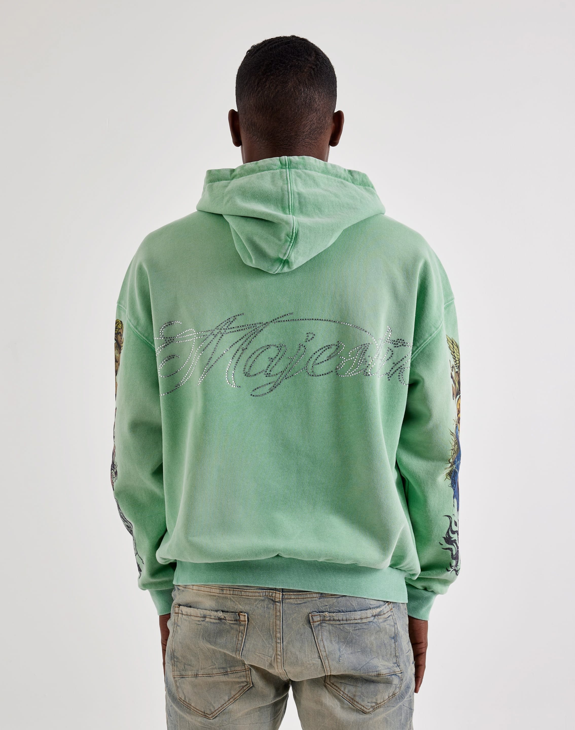 Majestik No Pain All - Over Graphic Hoodie