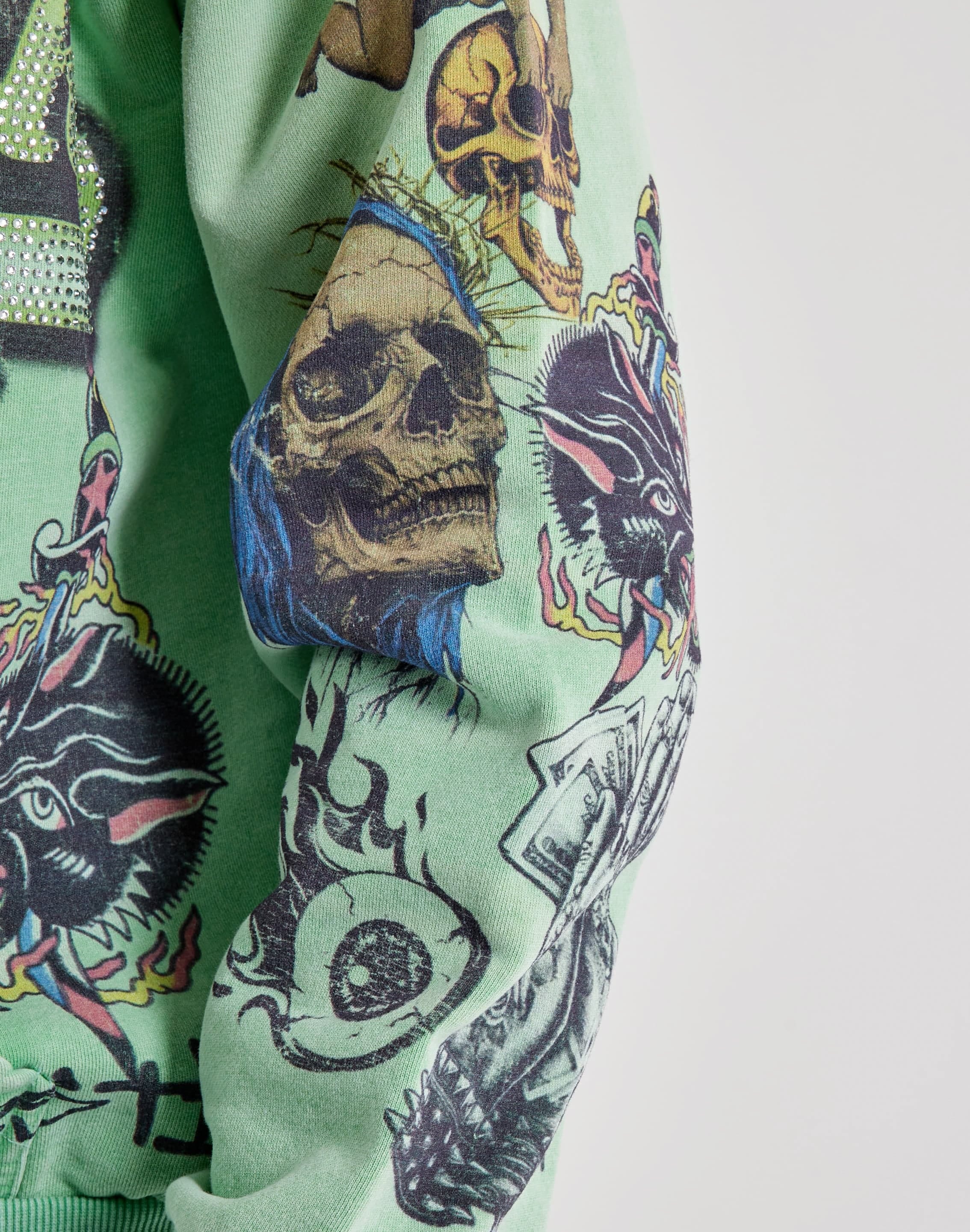Majestik No Pain All - Over Graphic Hoodie