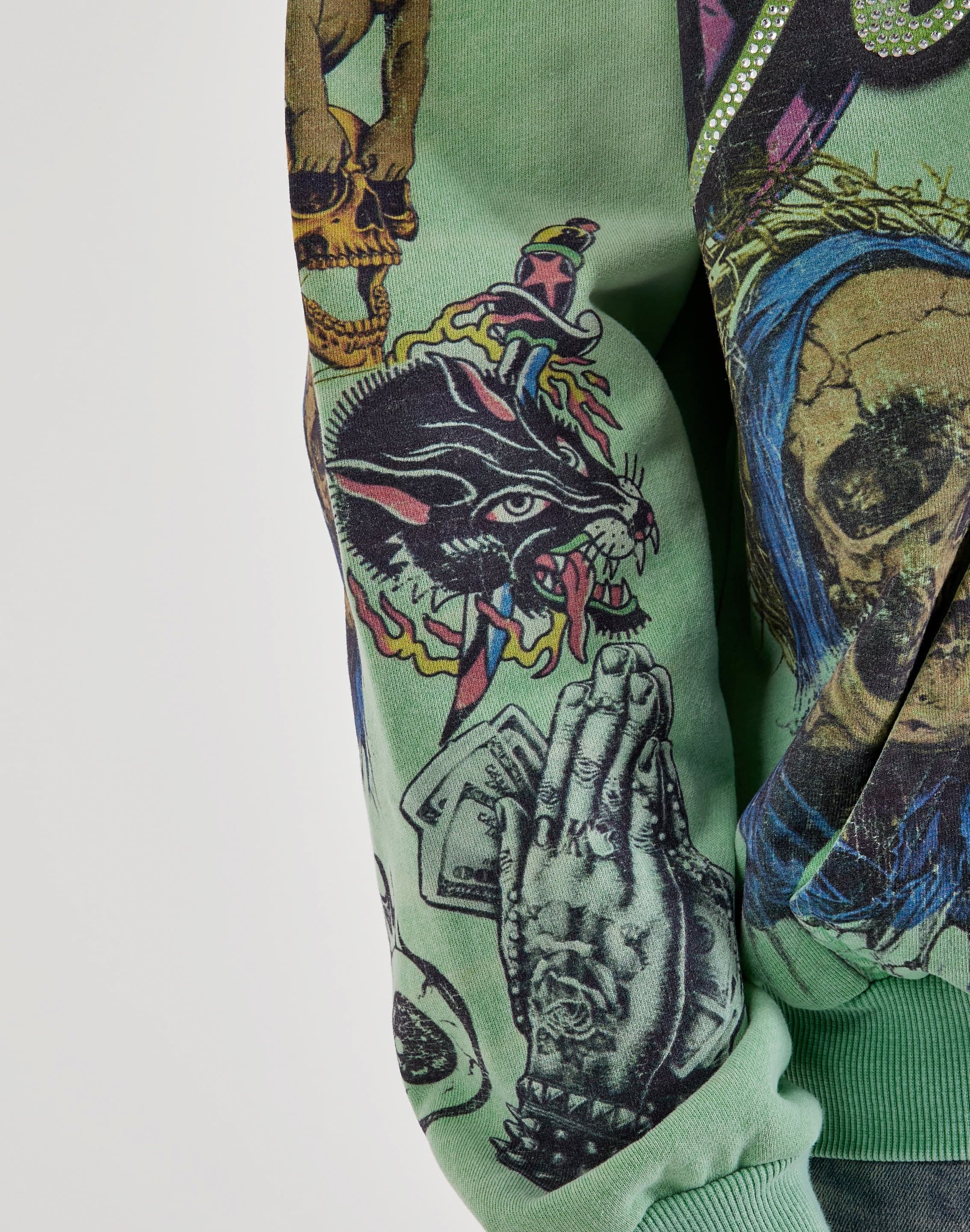 Majestik No Pain All - Over Graphic Hoodie