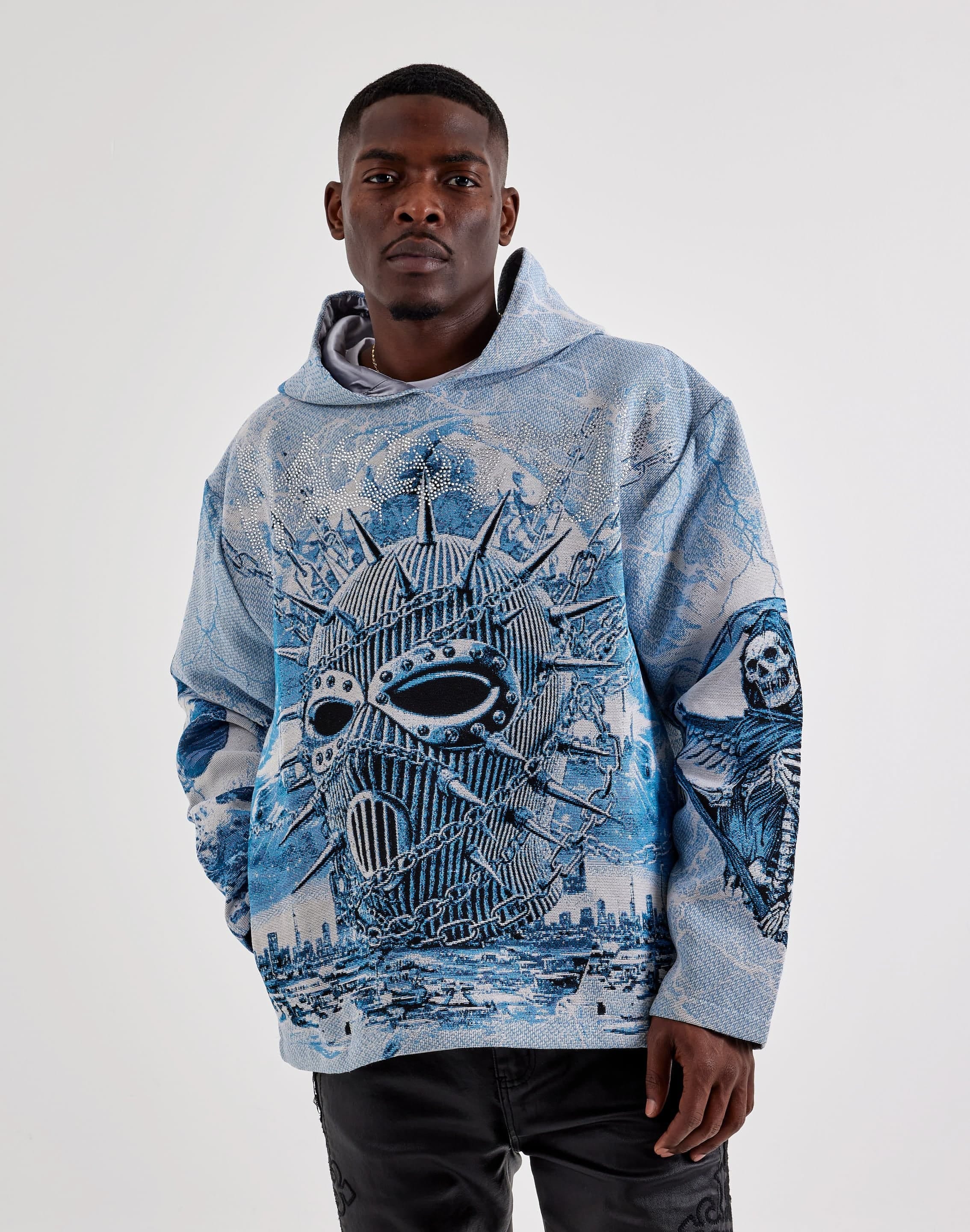 Majestik Ski Mask Tapestry Hoodie