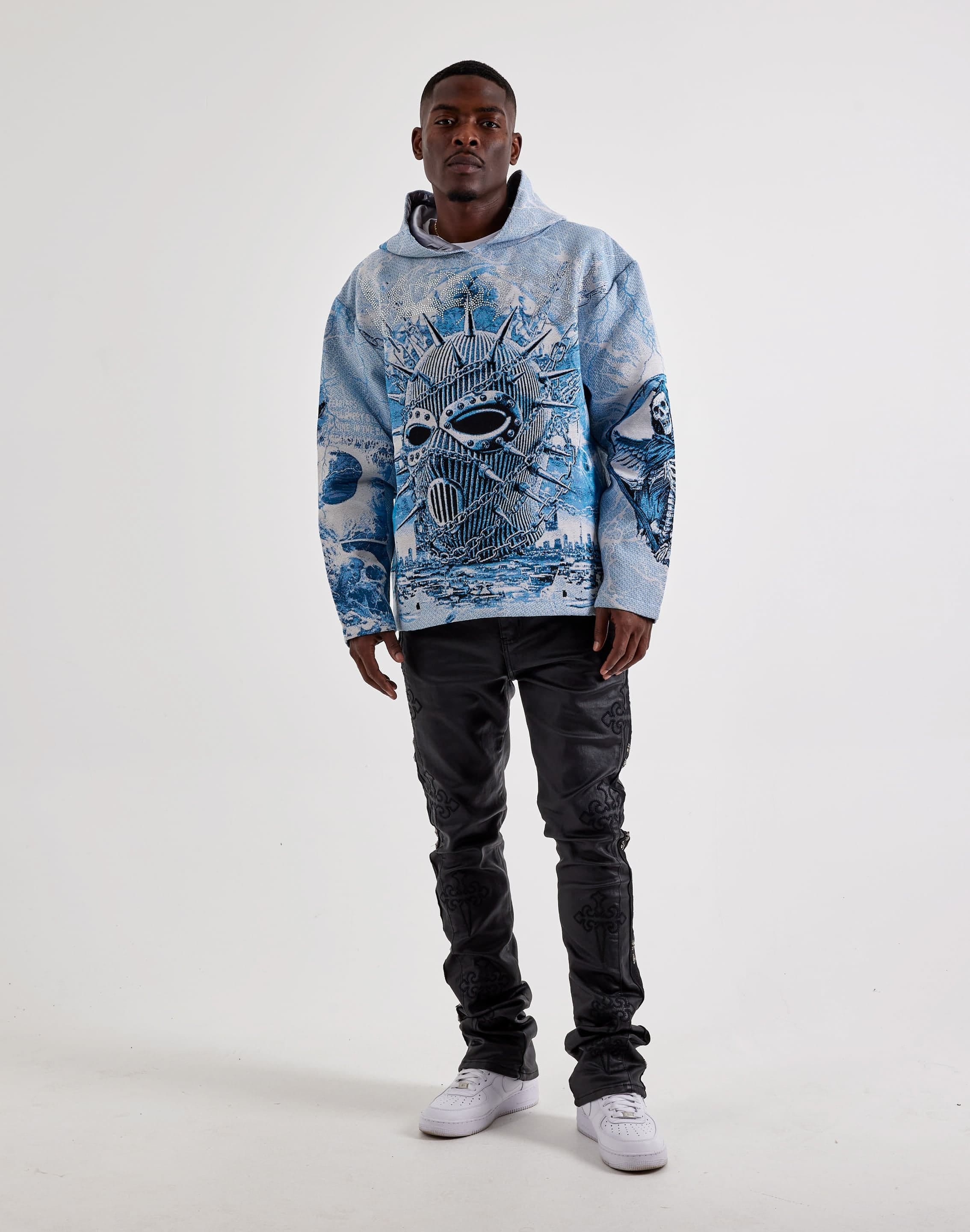 Majestik Ski Mask Tapestry Hoodie