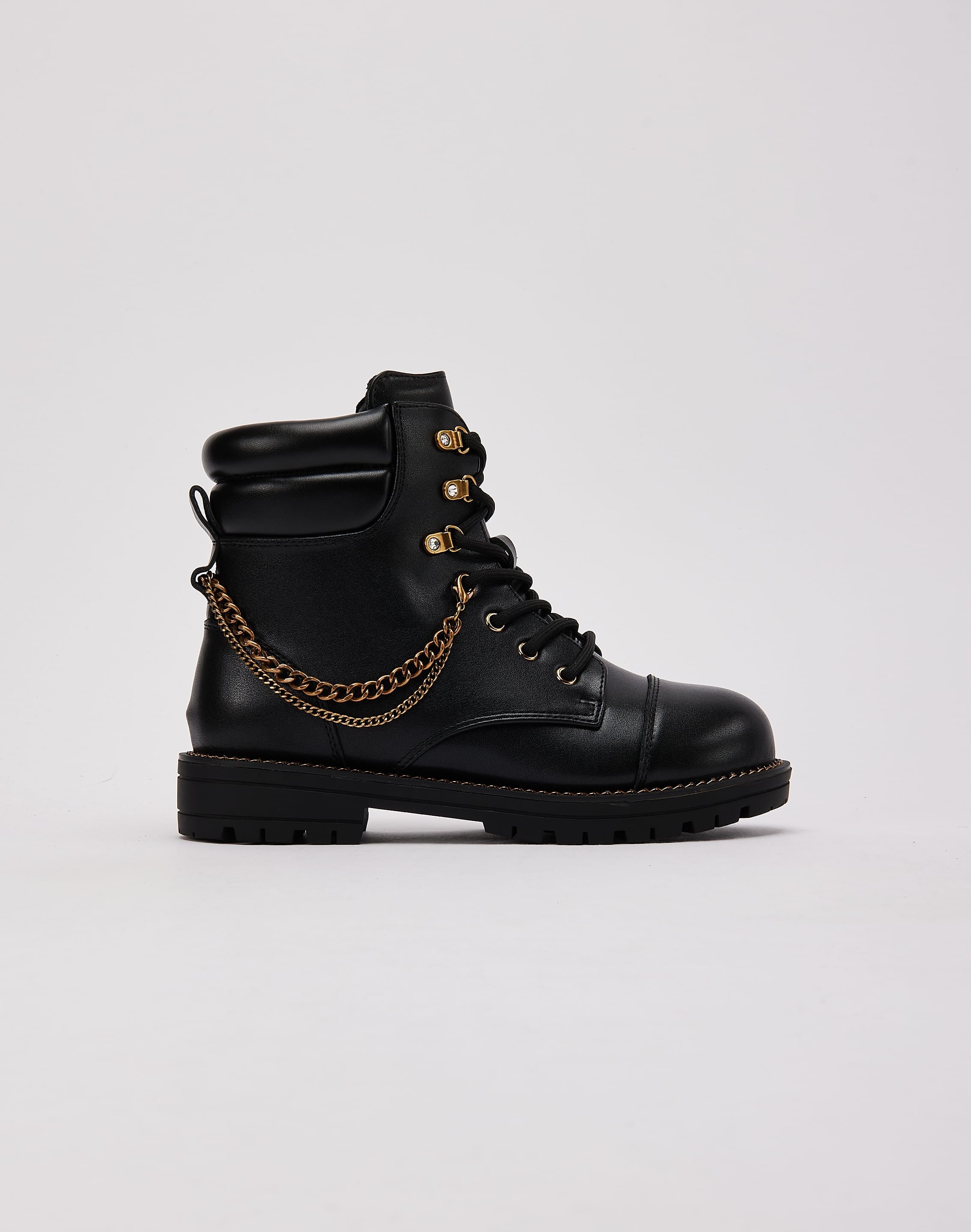 Kurt Geiger Chain Combat Boot Grade - School
