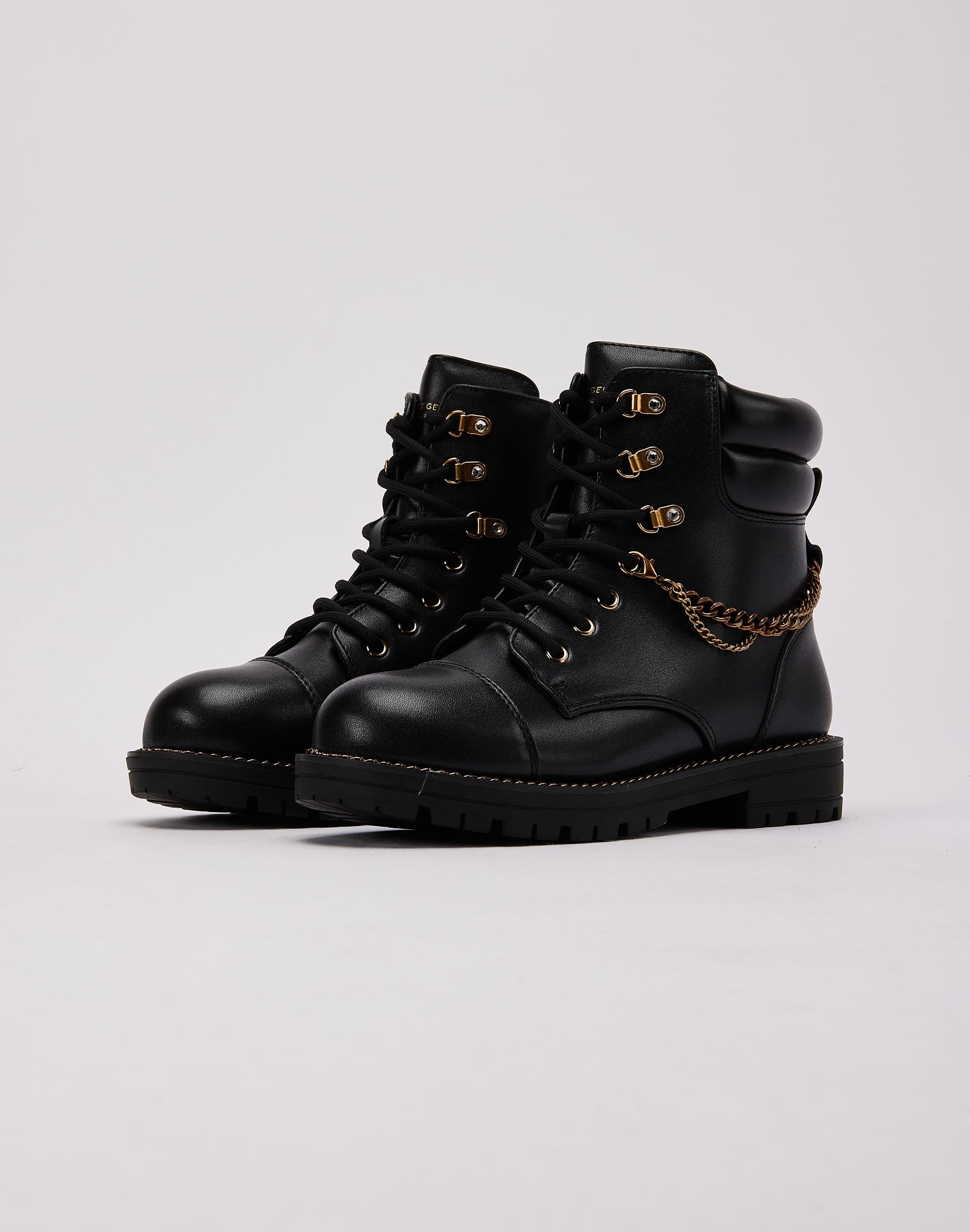 Kurt Geiger Chain Combat Boot Grade - School