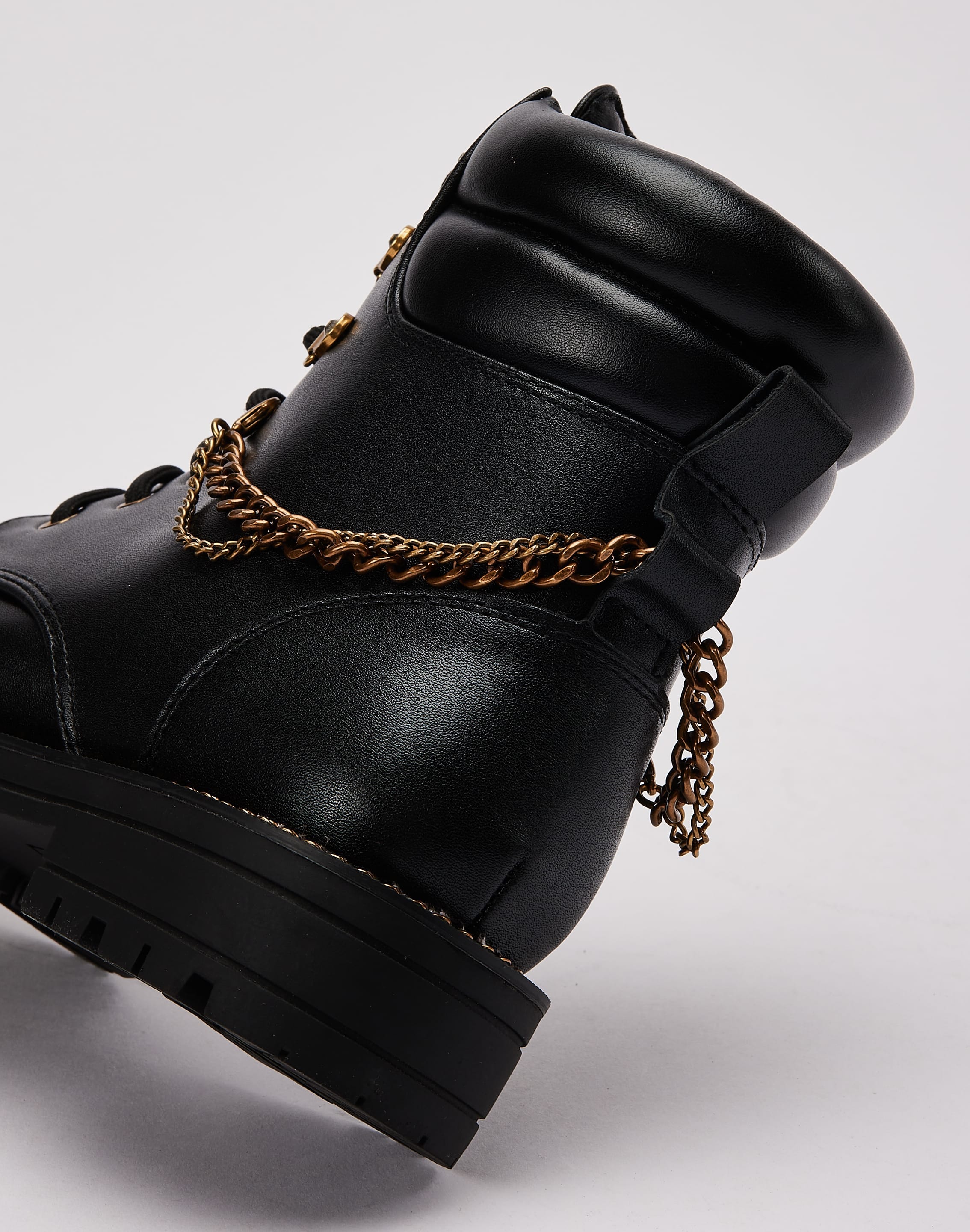 Kurt Geiger Chain Combat Boot Grade - School