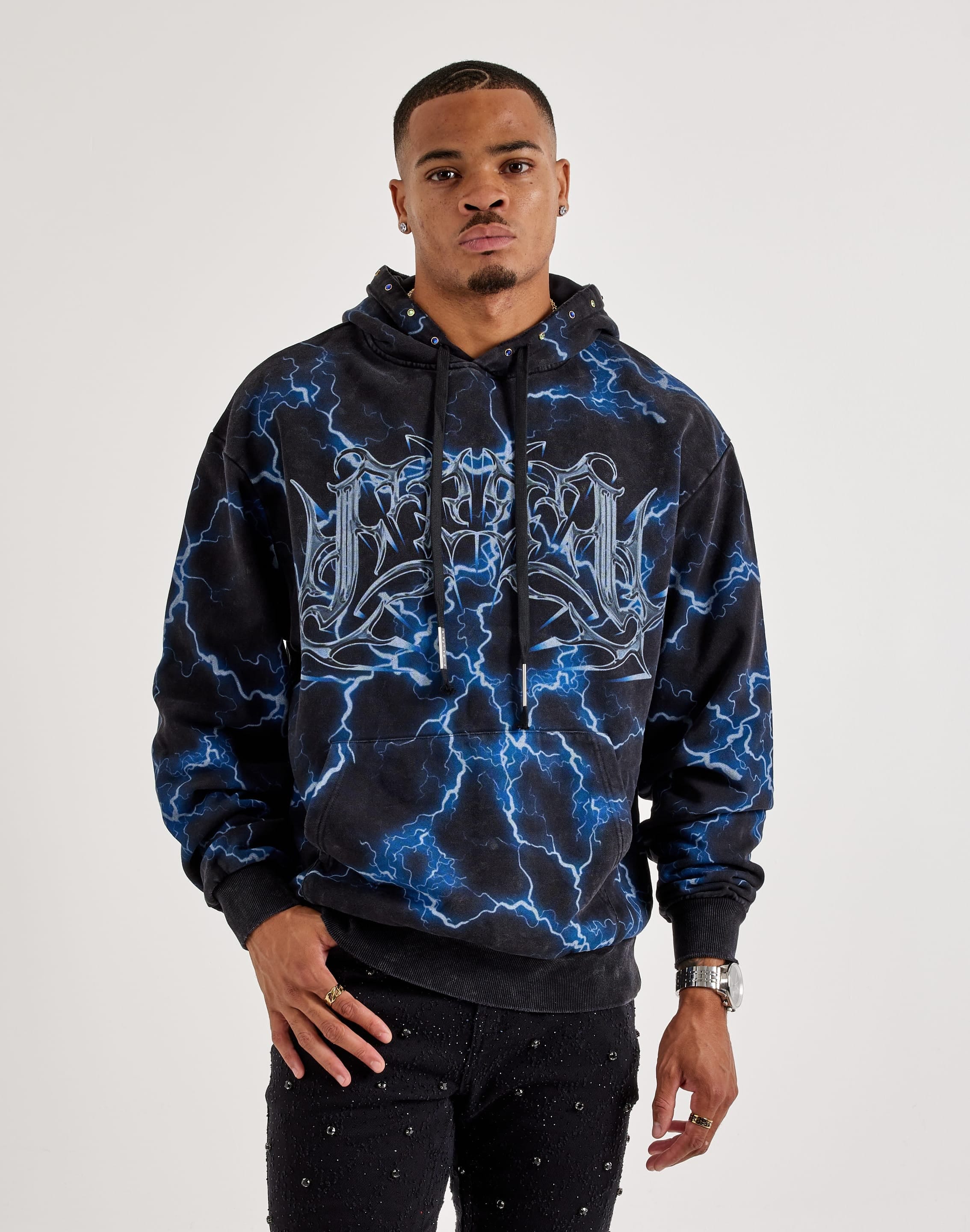 First Row Lightning Fleece Pullover Hoodie