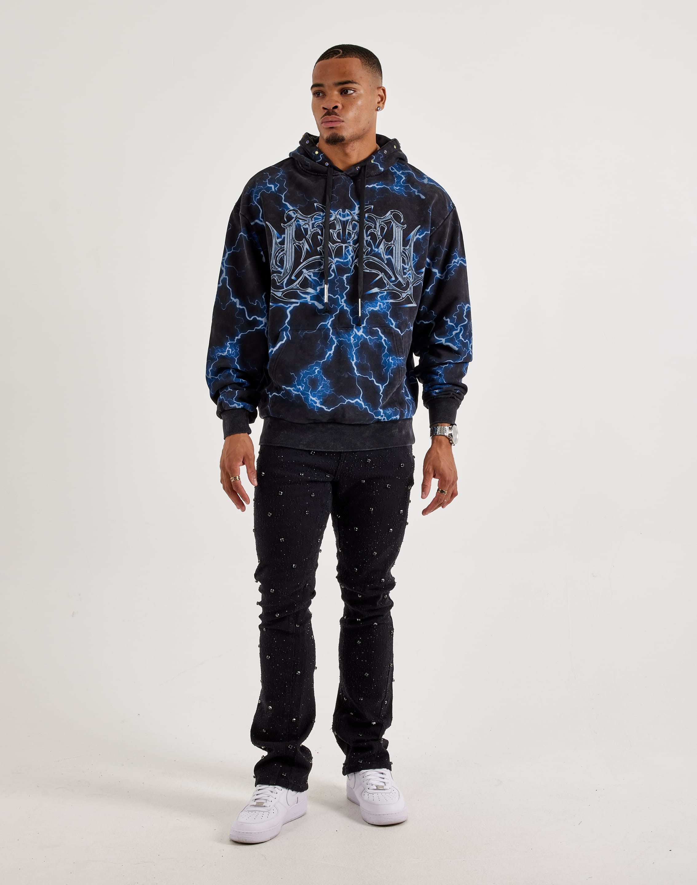 First Row Lightning Fleece Pullover Hoodie