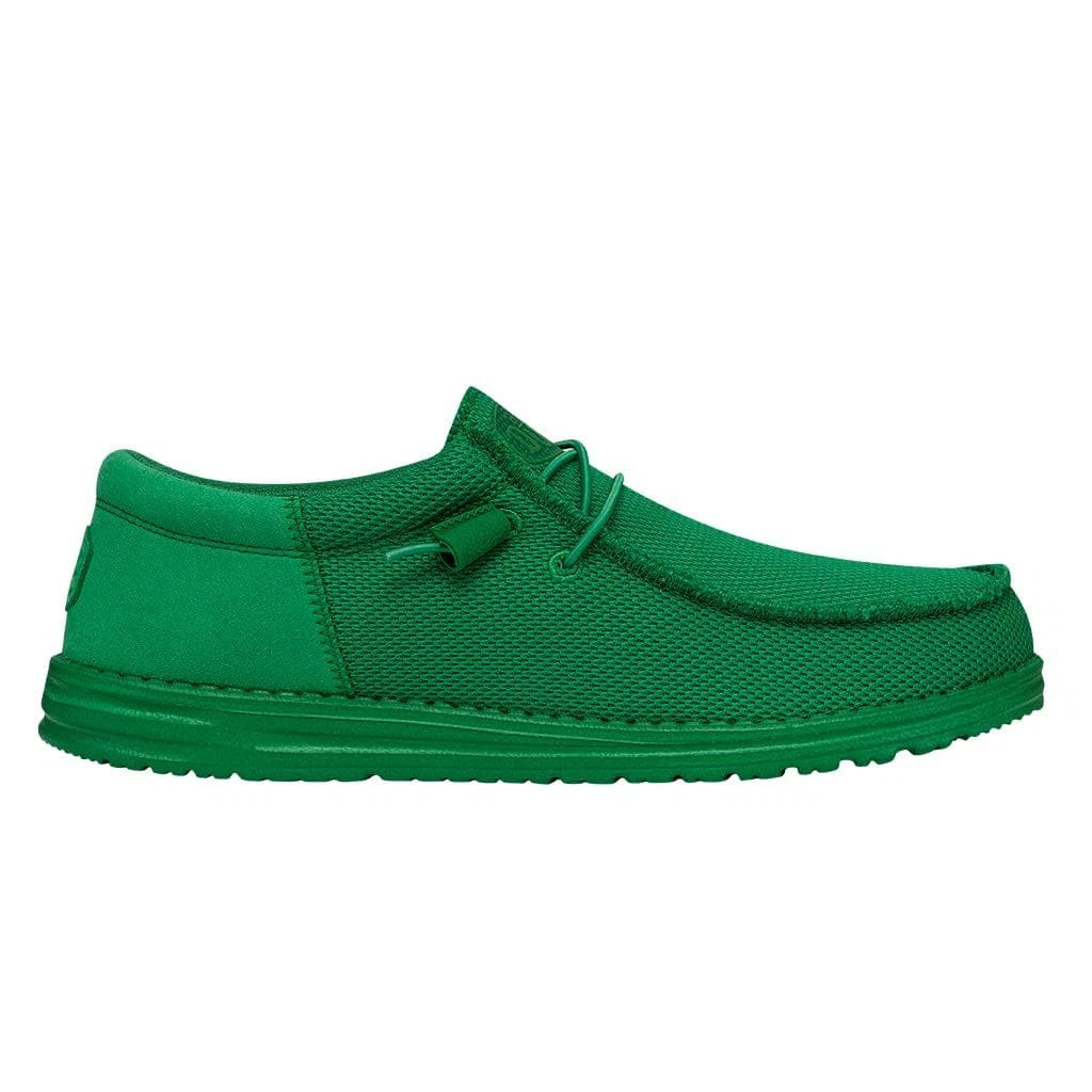 Hey Dude Wally Funk Mono 40011 - 310 Men'sGreen Moc Toe Slip - On Shoes LIQ1009