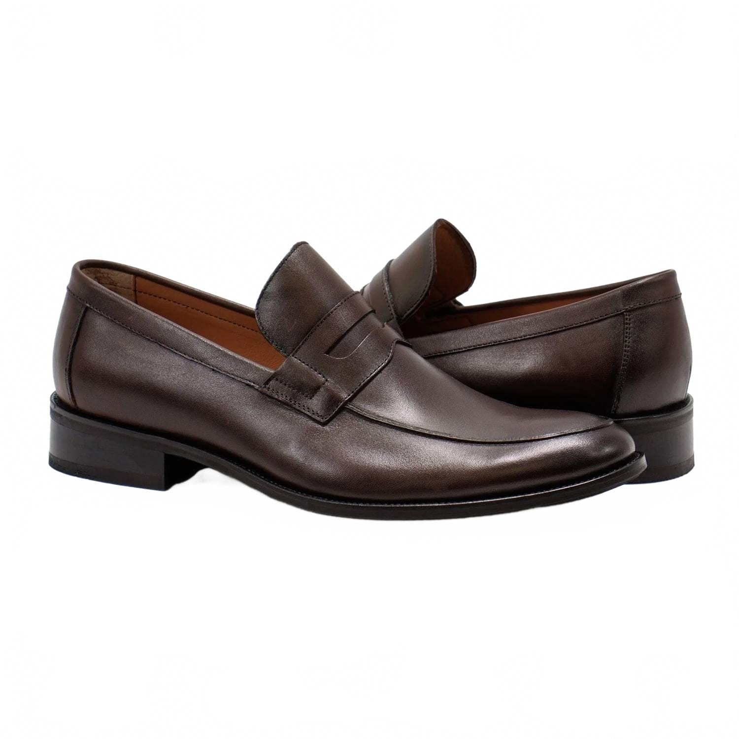 Loafers Men's Paola Slip On Leather Loafers In Brown