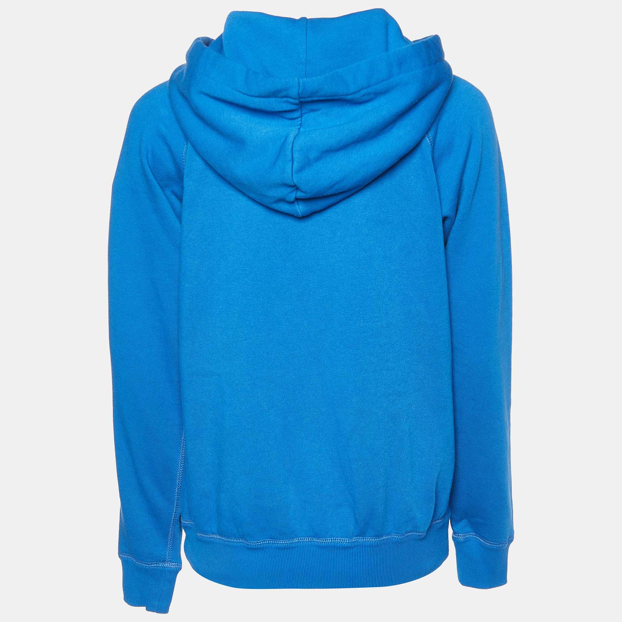 Etoile Blue Knit Hoodie