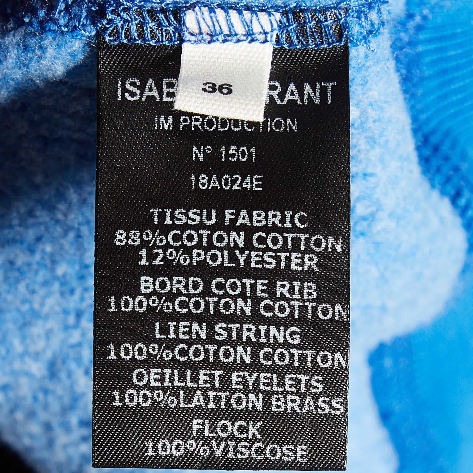 Etoile Blue Knit Hoodie