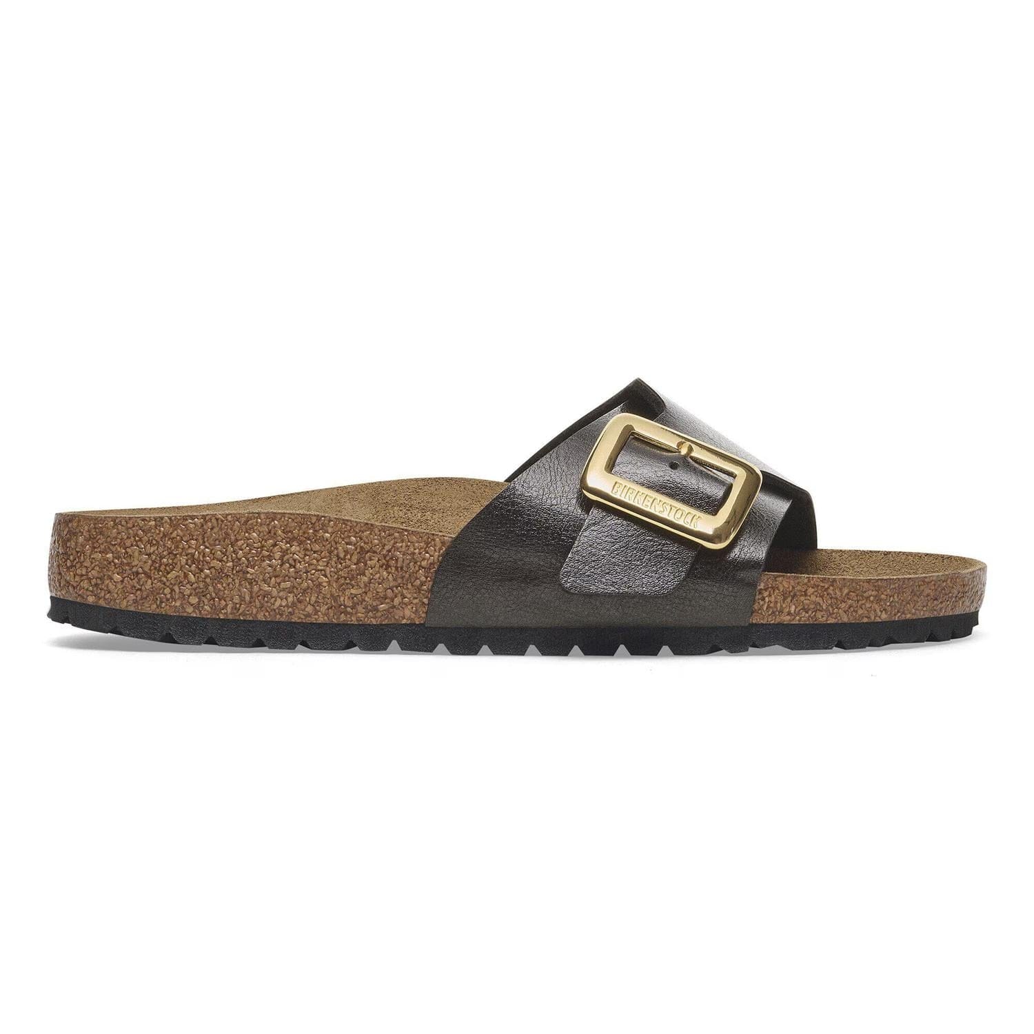 Luxe Women's Catalina Luxe Buckle Sandals In Graceful Licorice