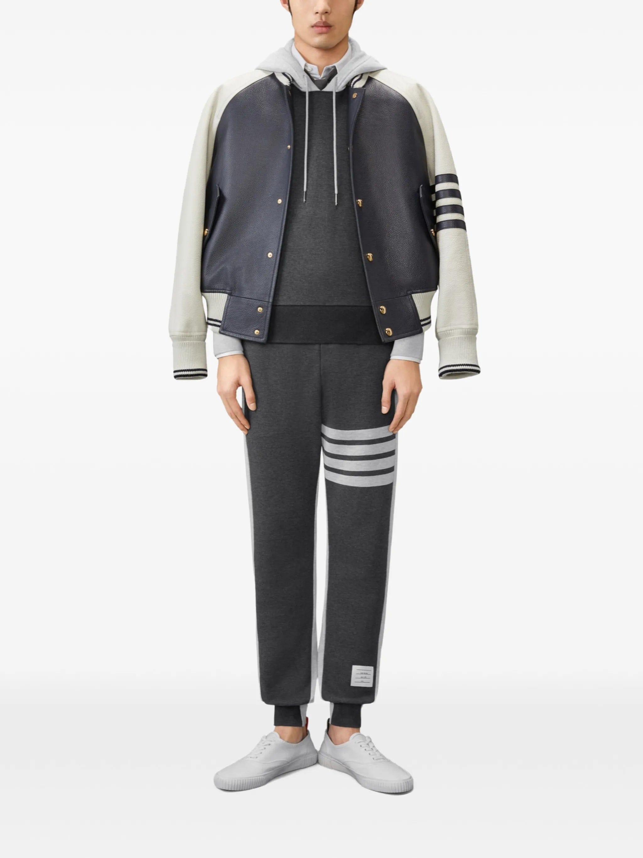 Thom Browne 4 - Bar colour - block track pants