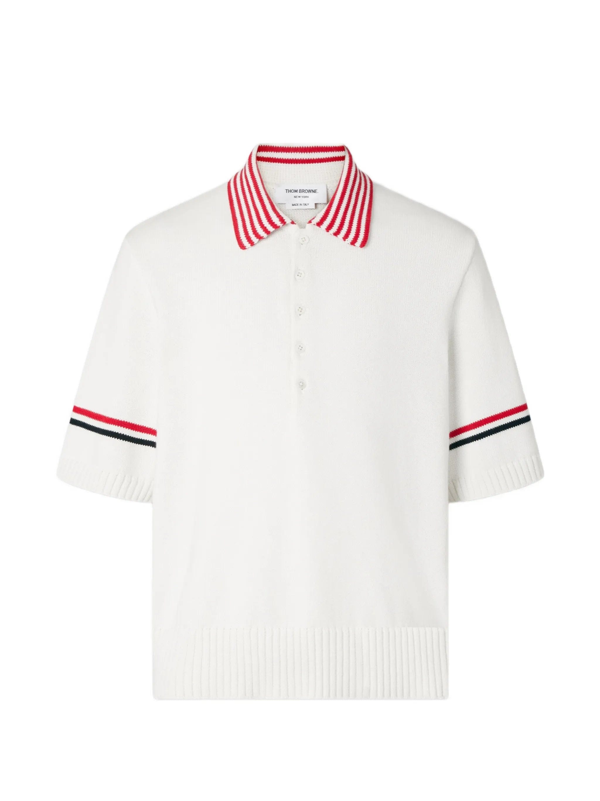 Thom Browne RWB Armband sailboat polo shirt