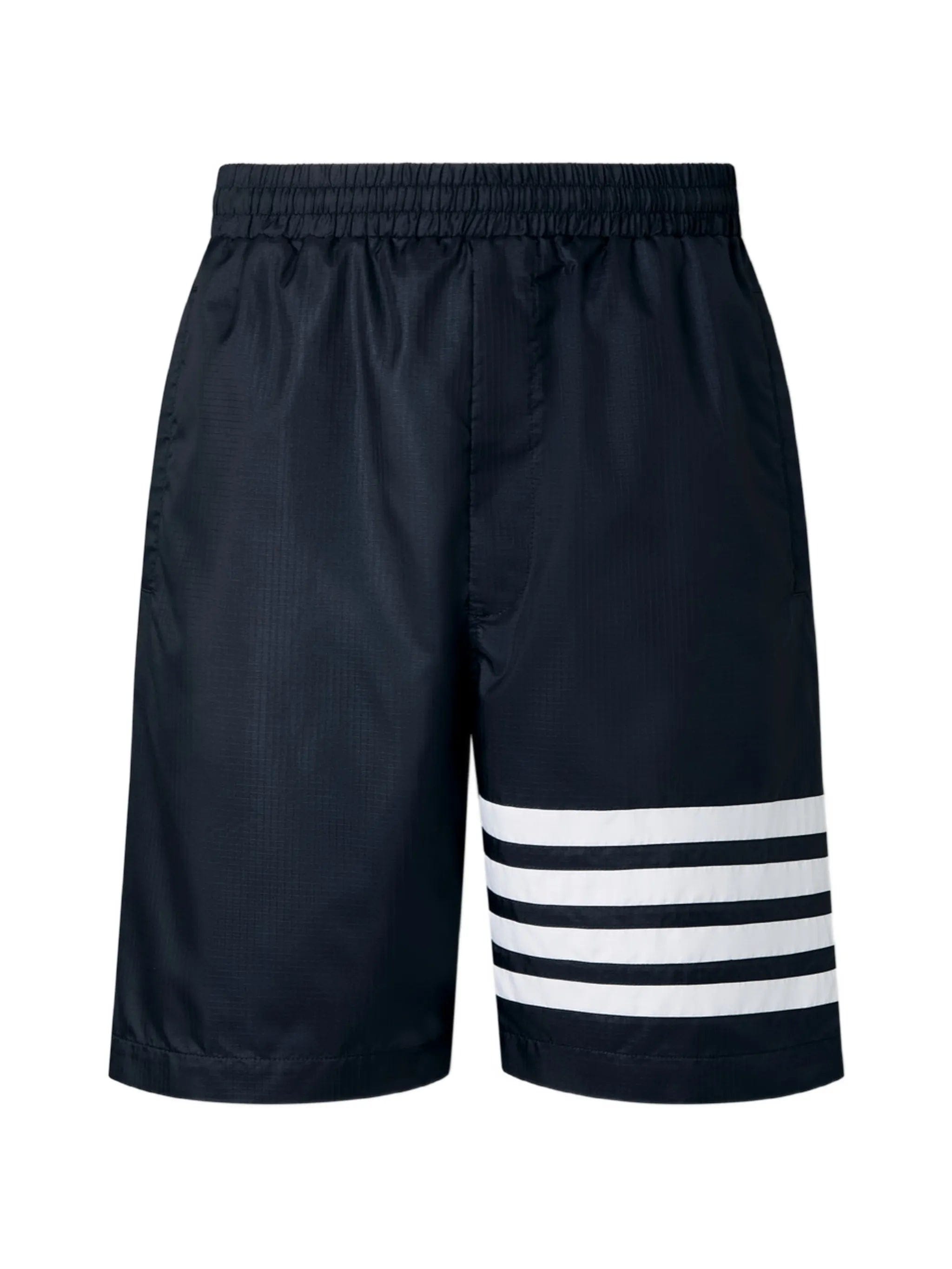 Thom Browne ripstop 4 - Bar track shorts