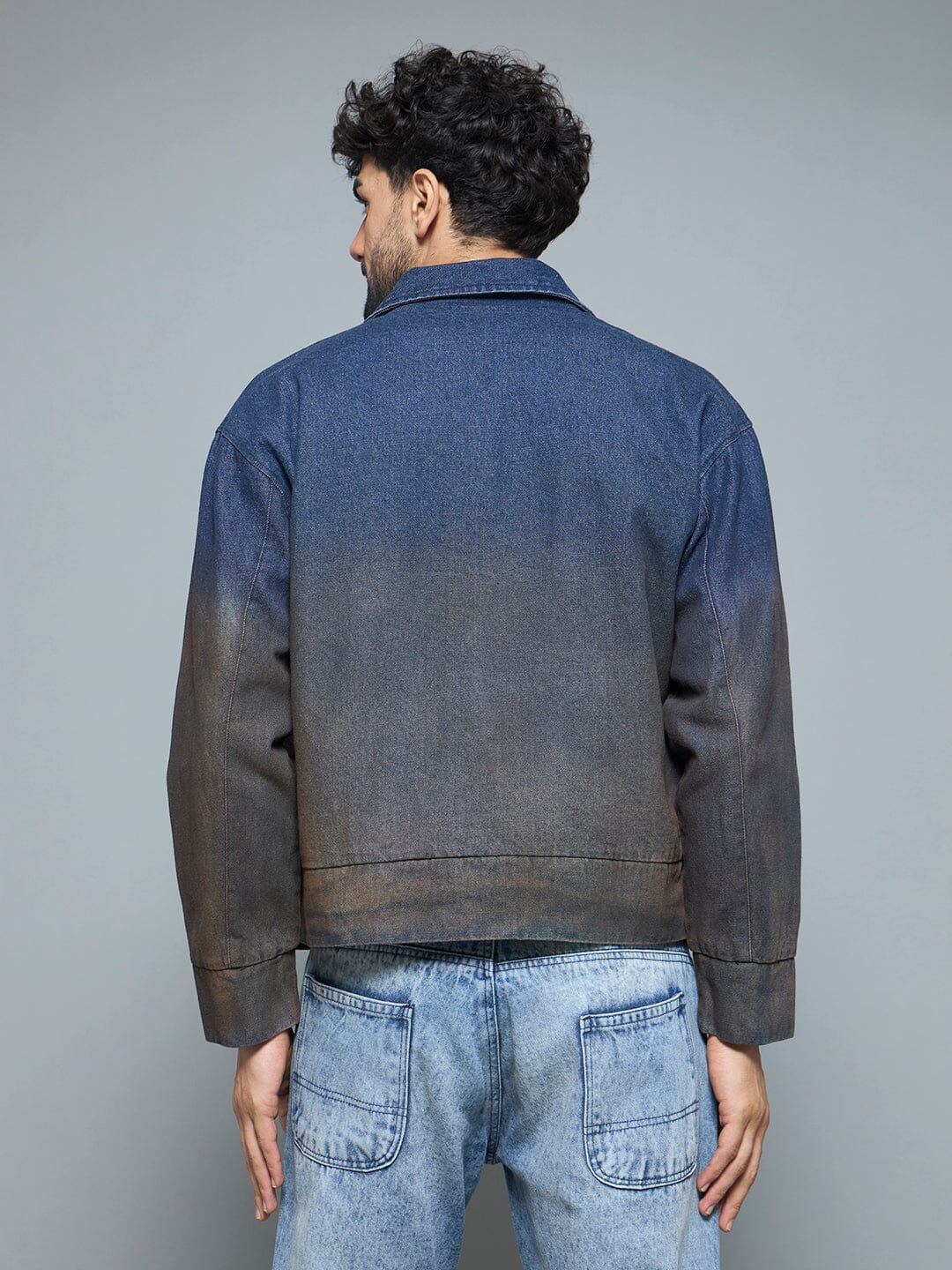 Vintage Denim Vintage Wash Harrington Jacket